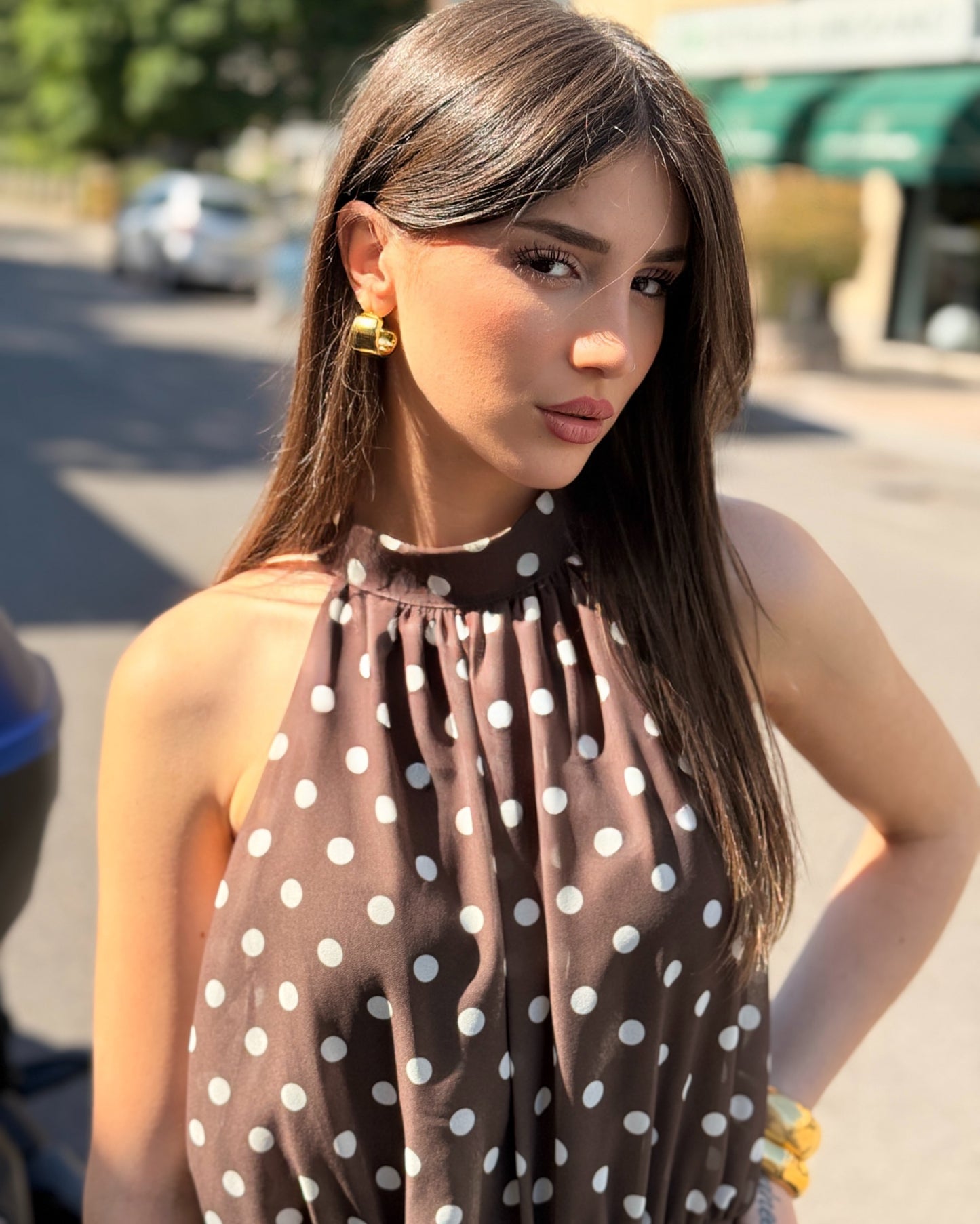 VESTITO POIS MARRONE
