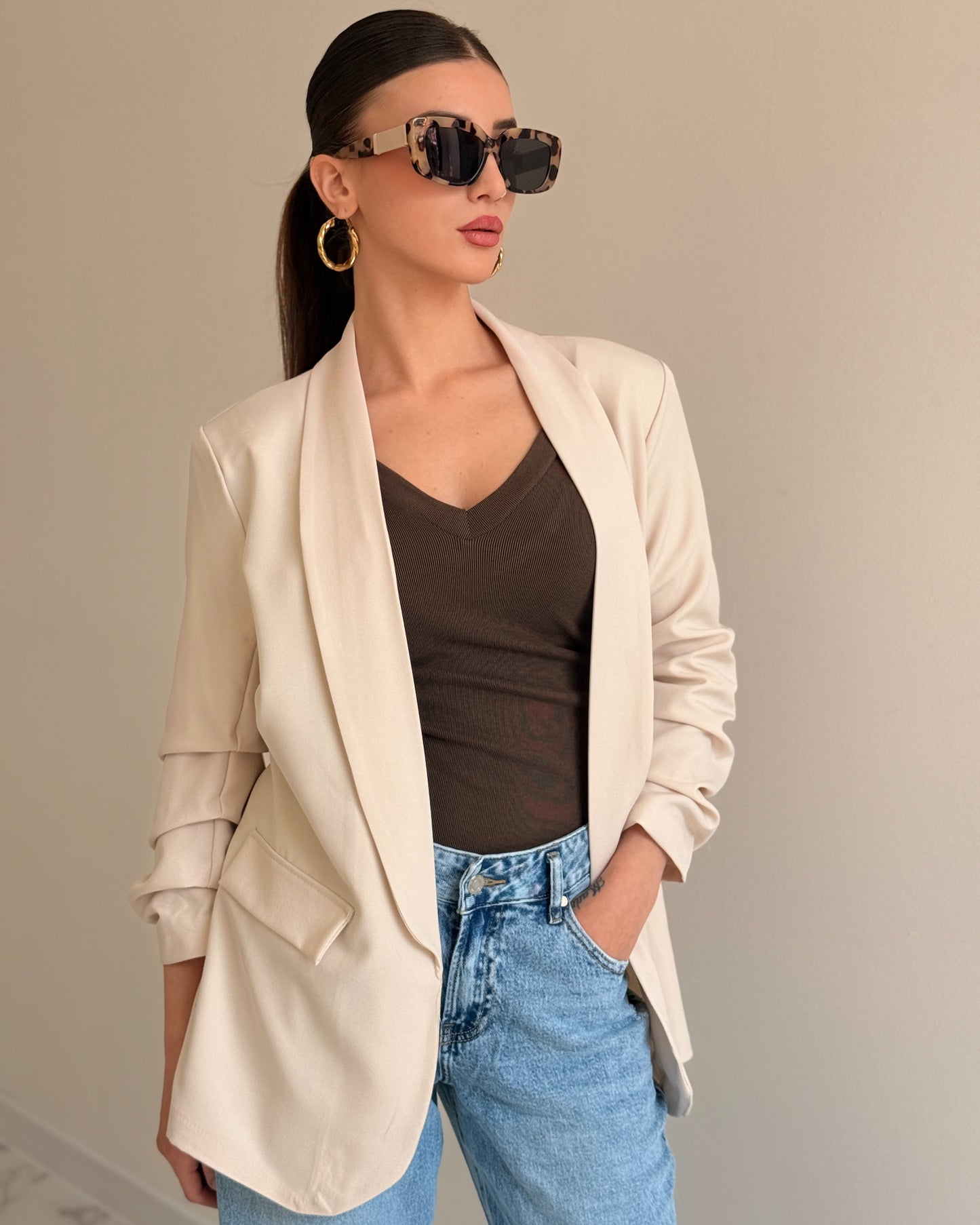 T-SHIRT VENICE MARRONE