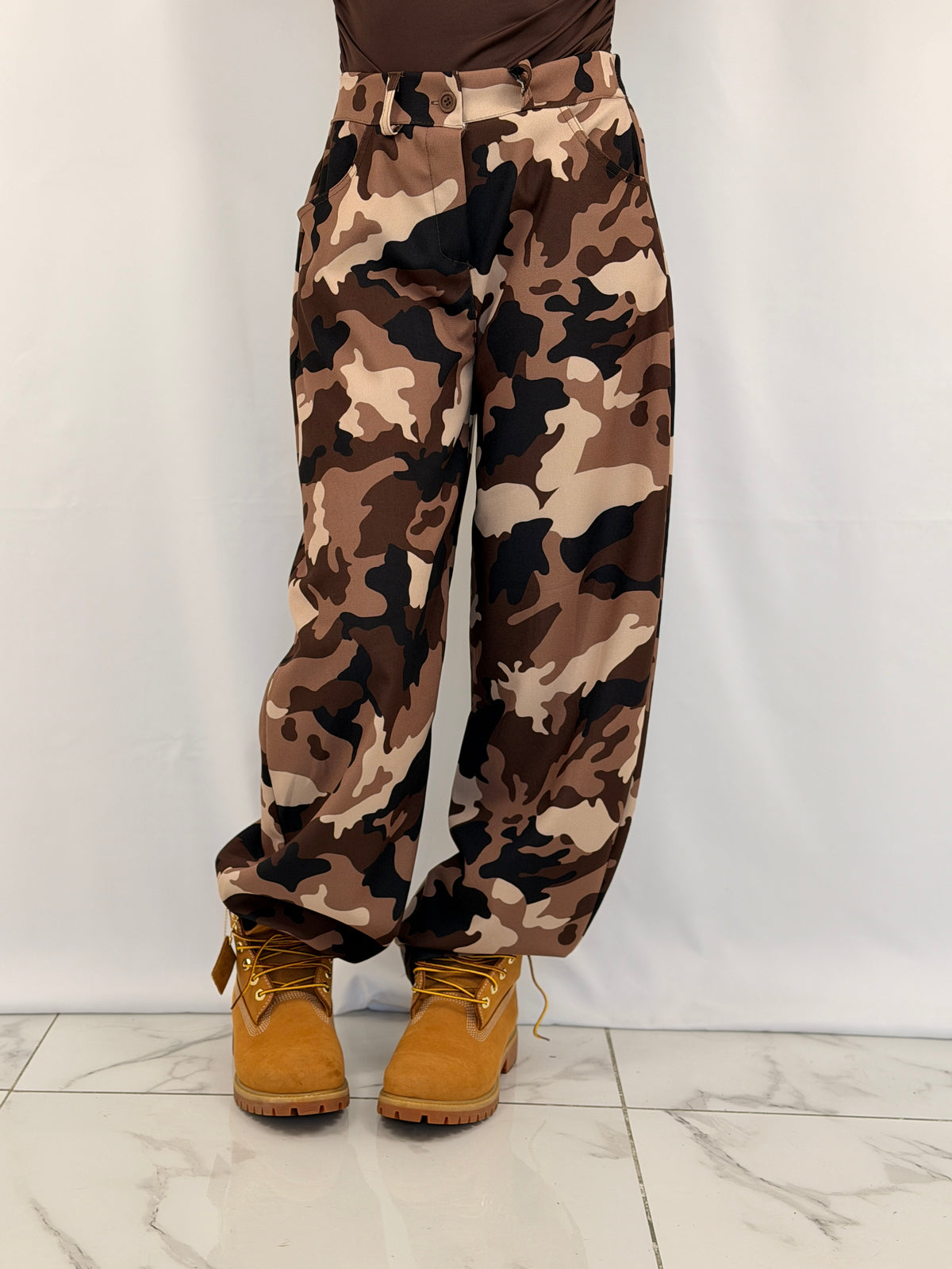 PANTA MILITARI BEIGE