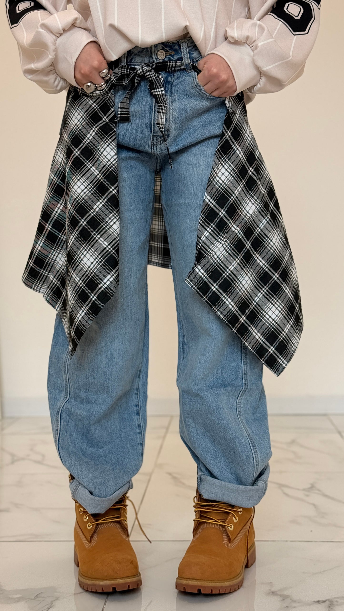JEANS CAMICIA NERO