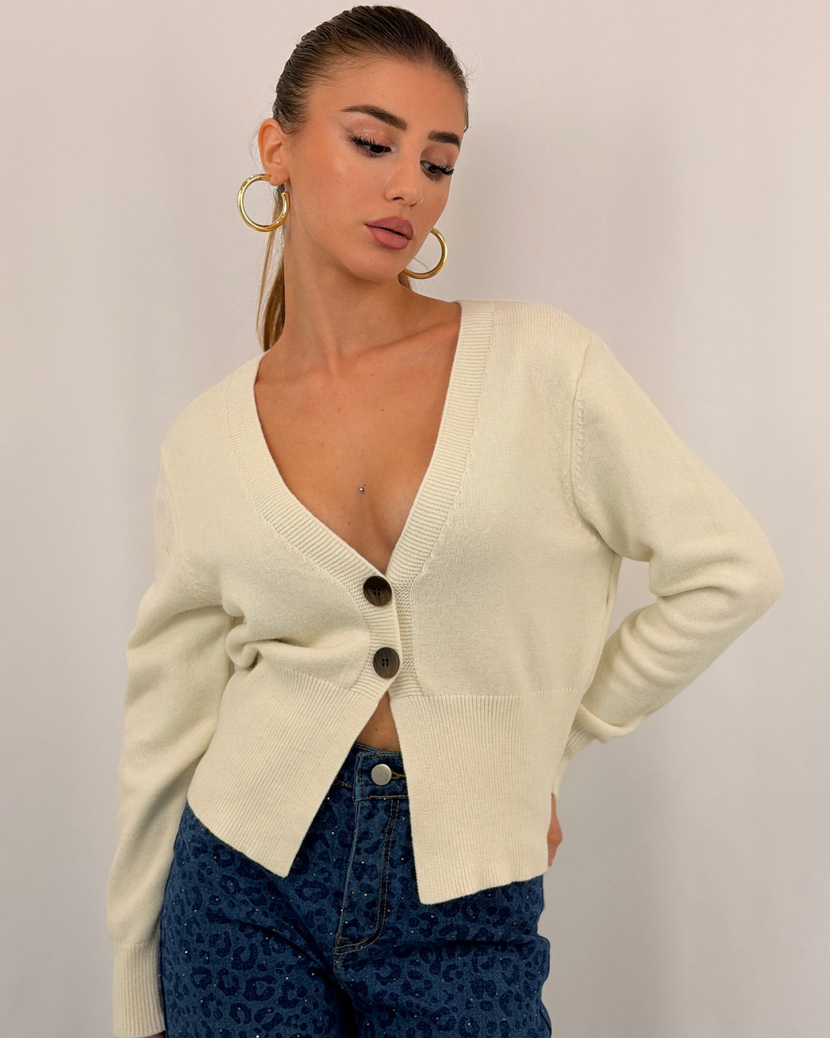CARDIGAN BONNY BIANCO