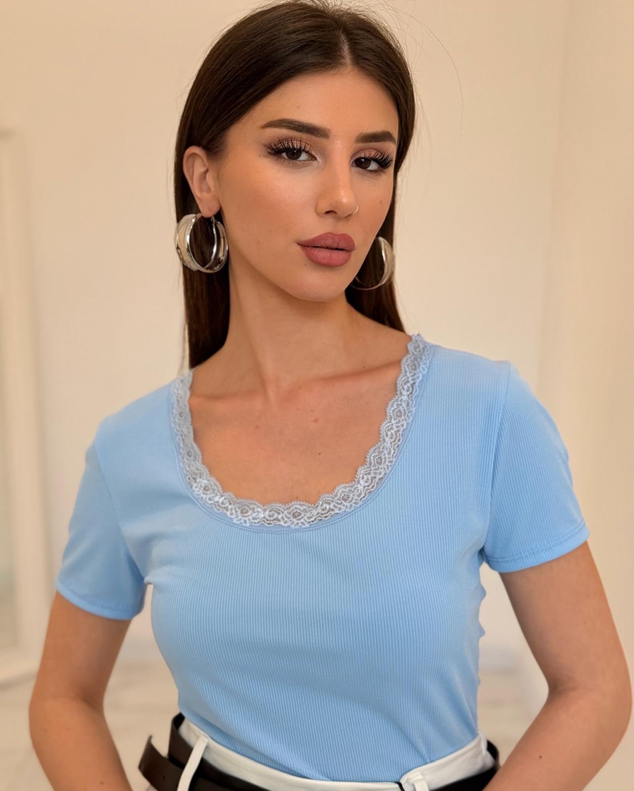 T-SHIRT FIONA AZZURRA