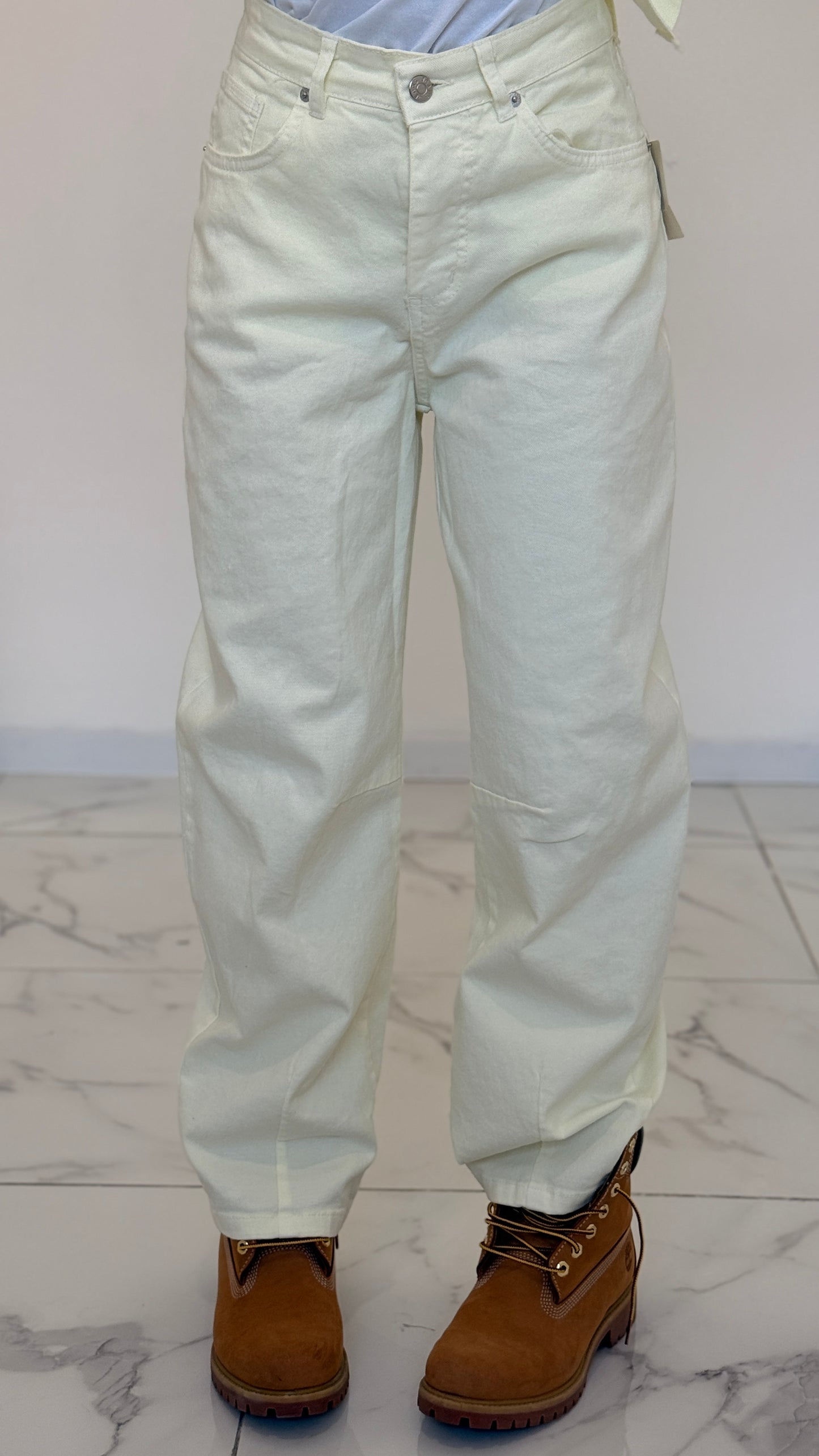 JEANS BAGGY VICKY GIALLO