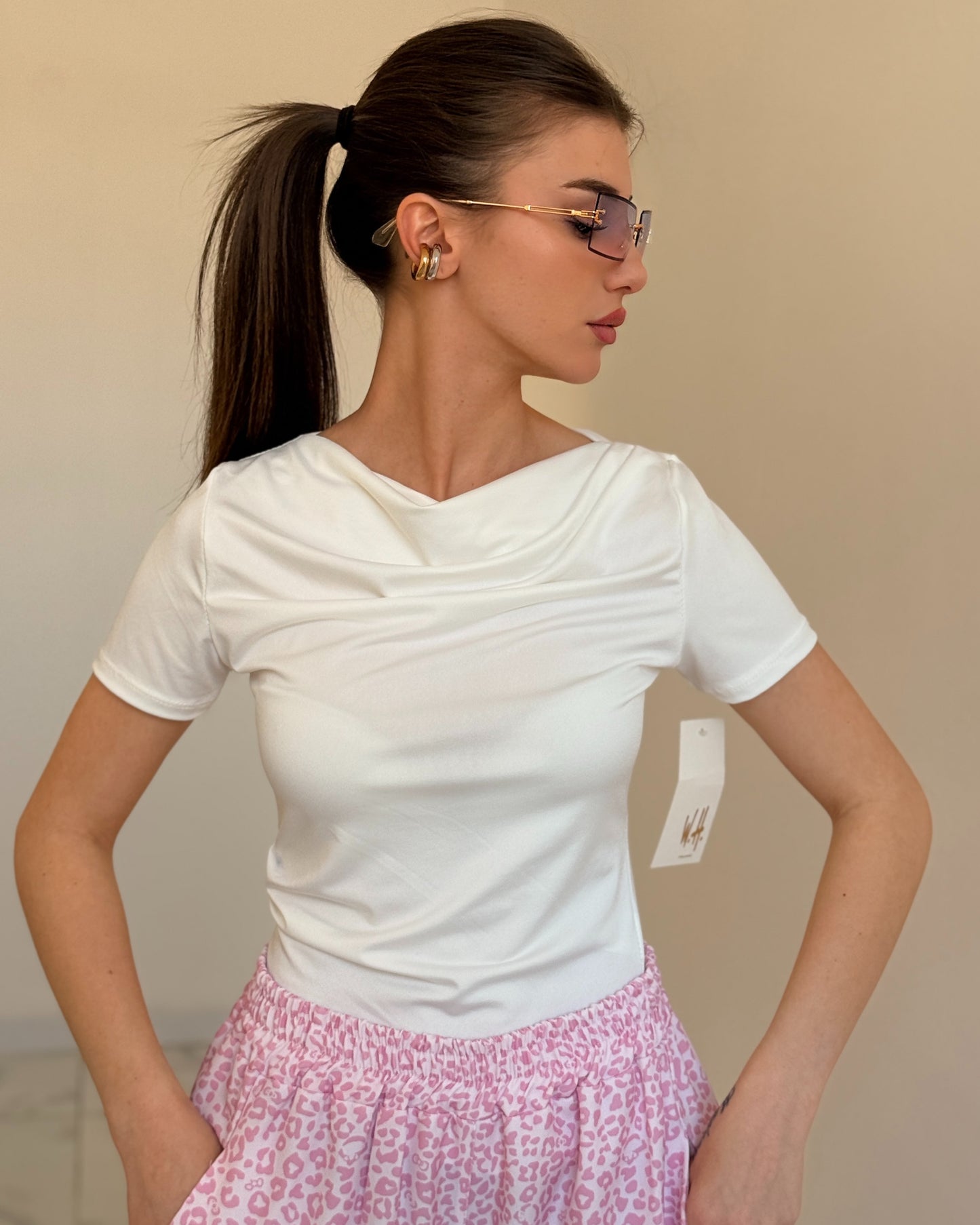 T-SHIRT ELETTRA BIANCA