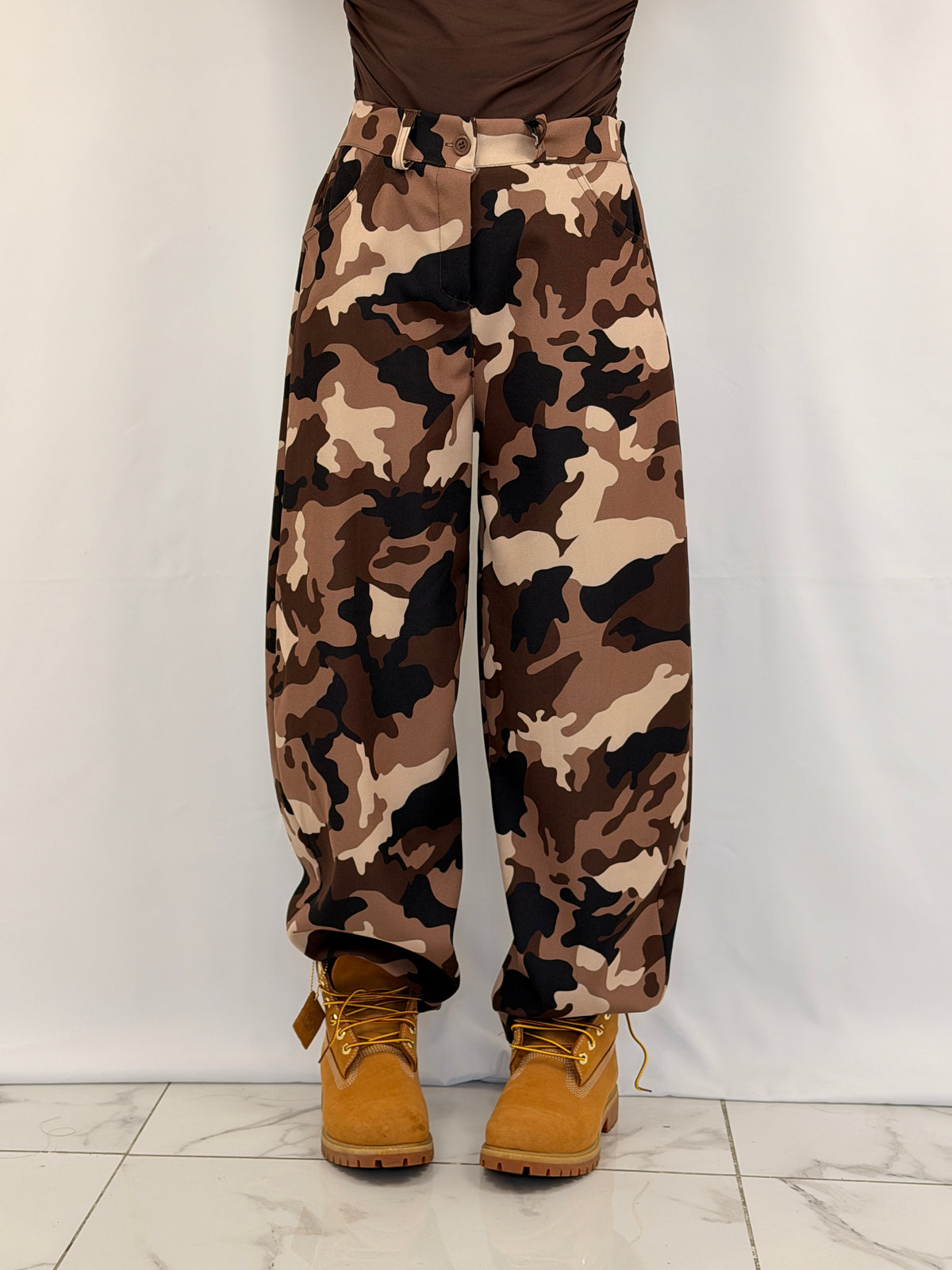 PANTA MILITARI BEIGE