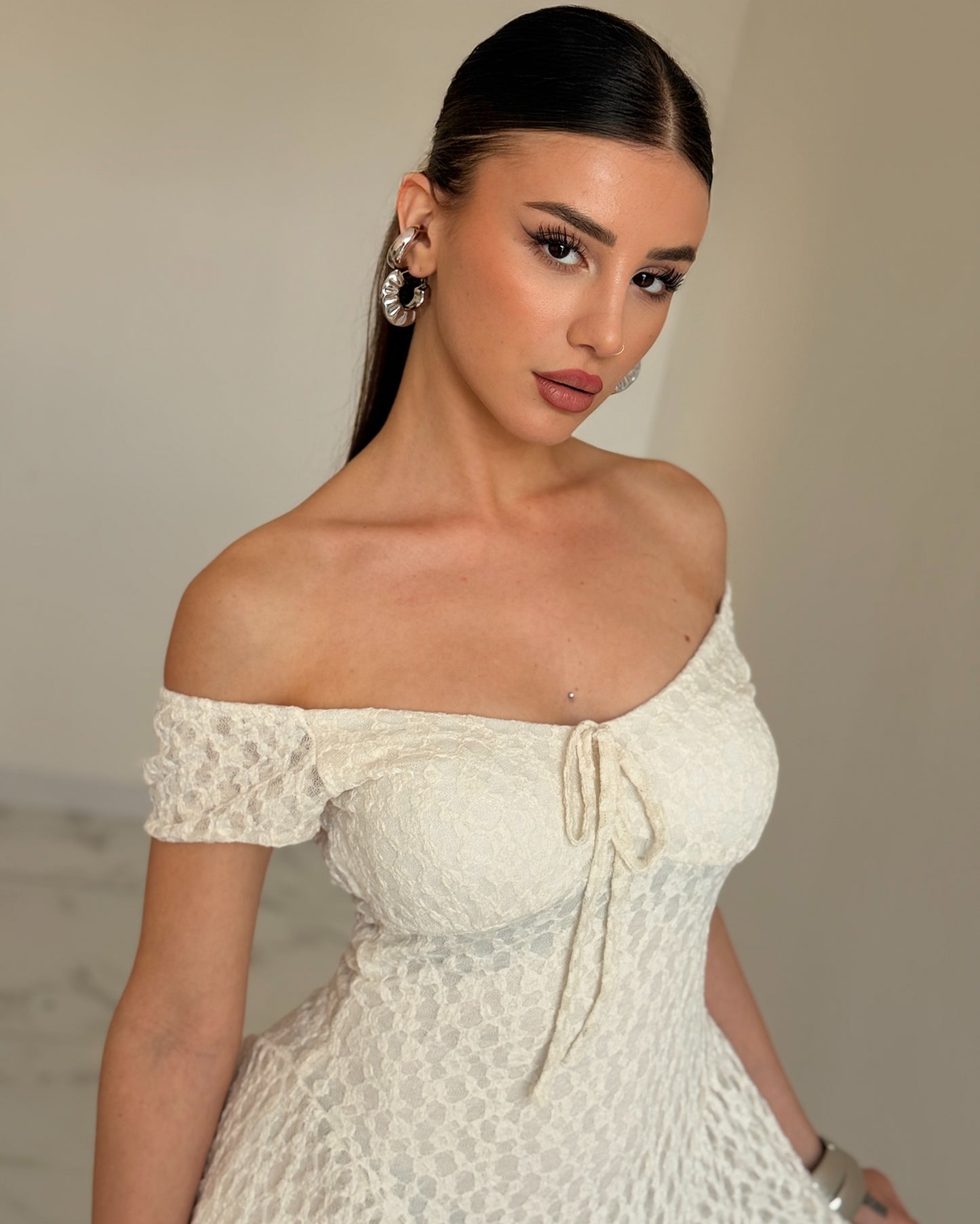VESTITO GIULIA BEIGE