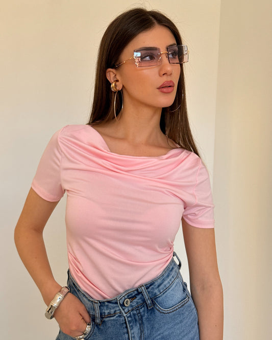 T-SHIRT ELETTRA ROSA