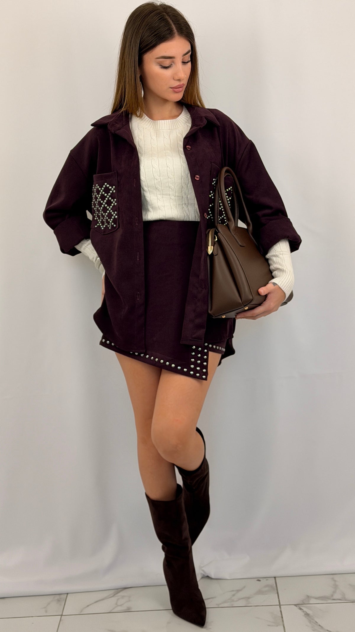 SHORTS ELY BORDEAUX