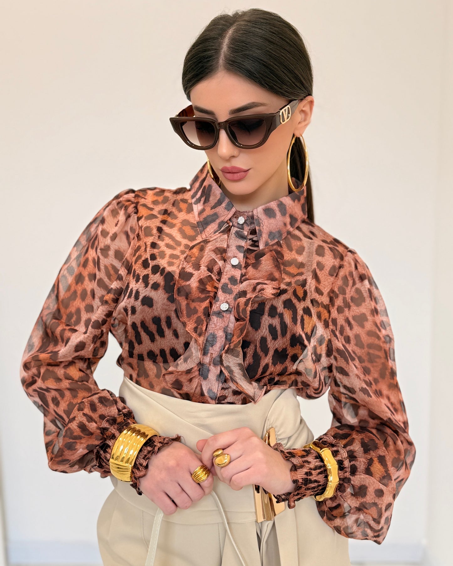 CAMICIA LEOPARD