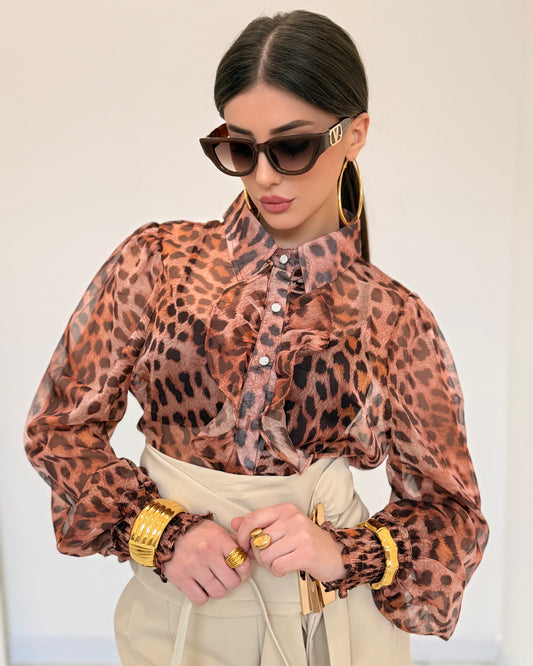 CAMICIA LEOPARD