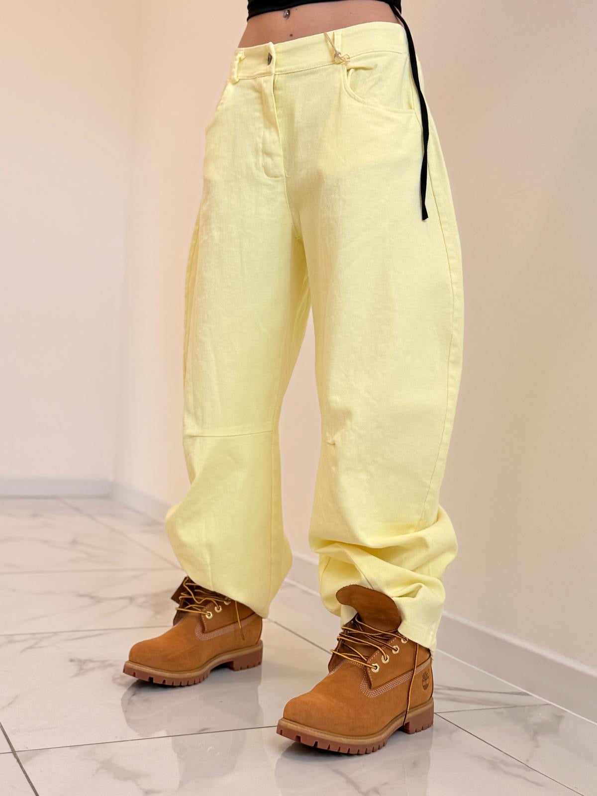 JEANS BAGGY AMIRA GIALLO
