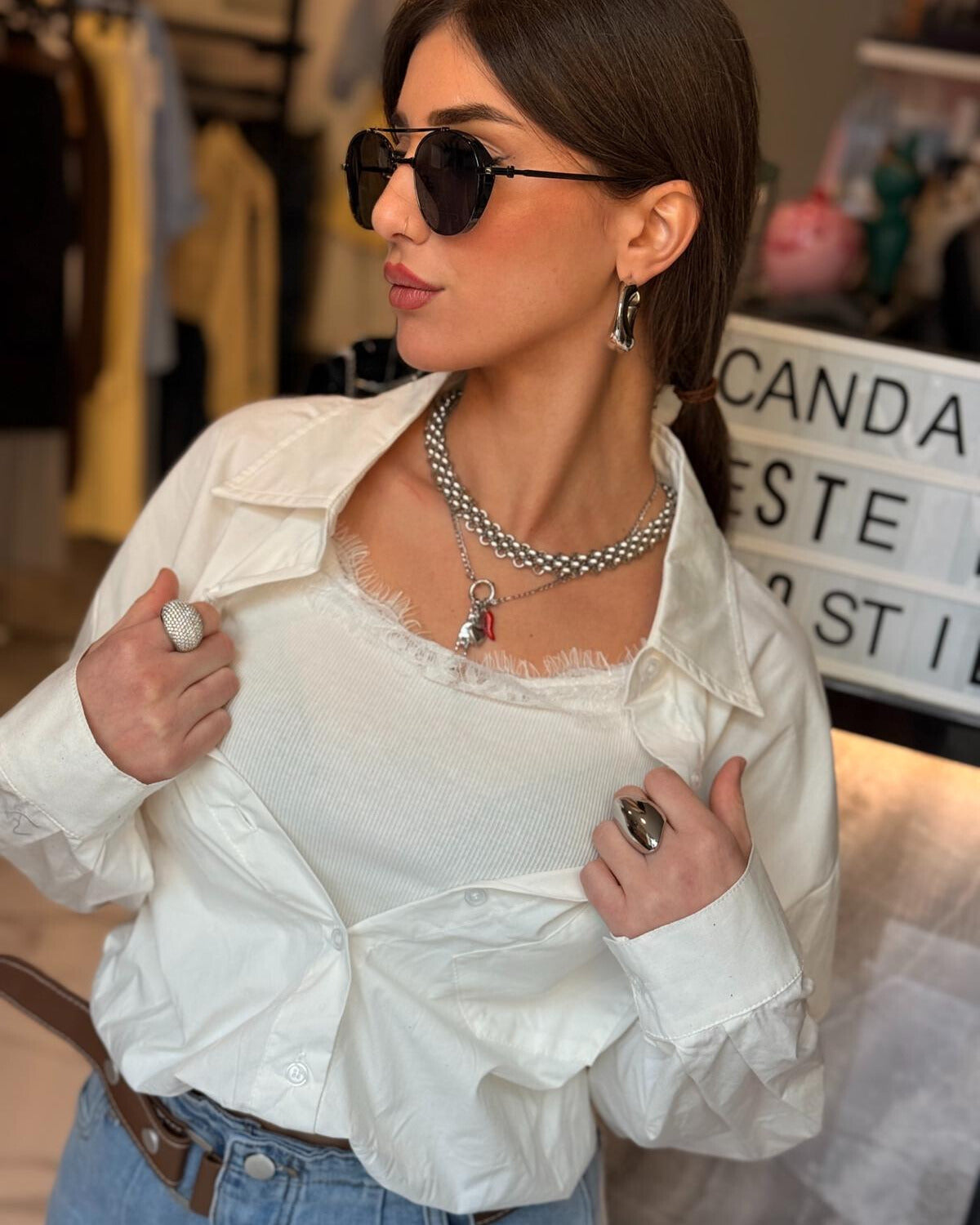 CAMICIA CROP