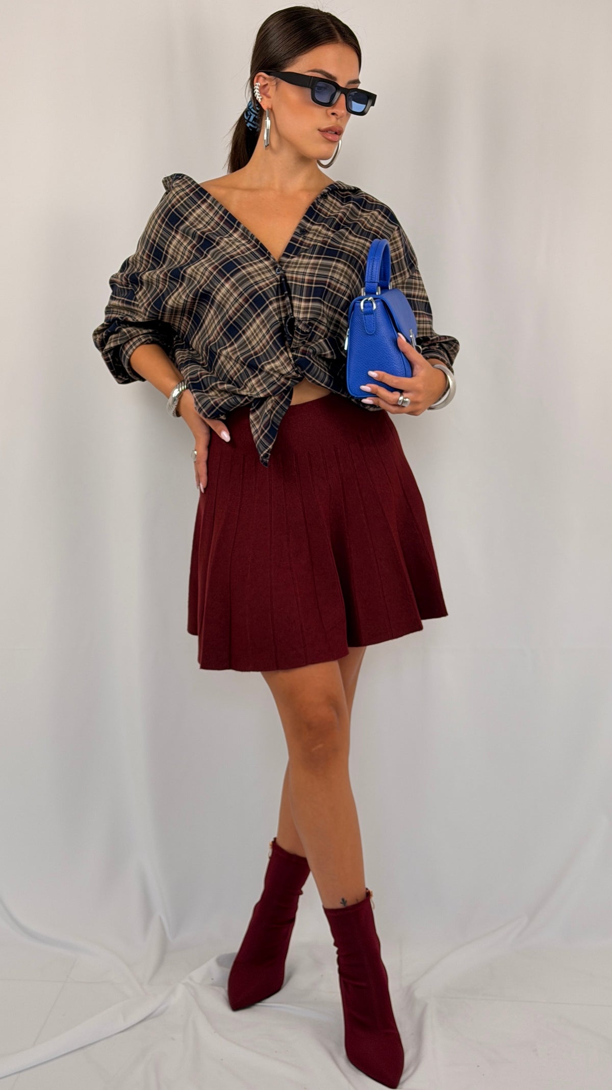 CAMICIA ELETTRA BLU