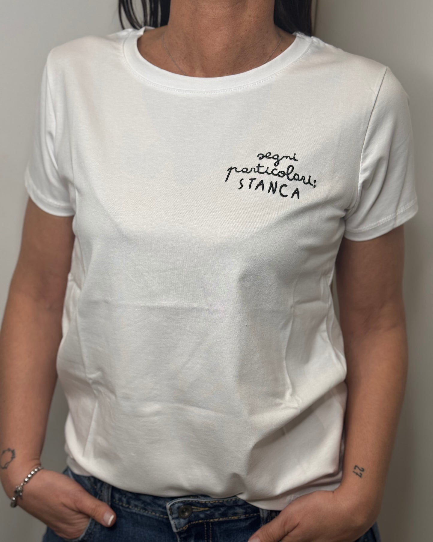 T-shirt scritte black