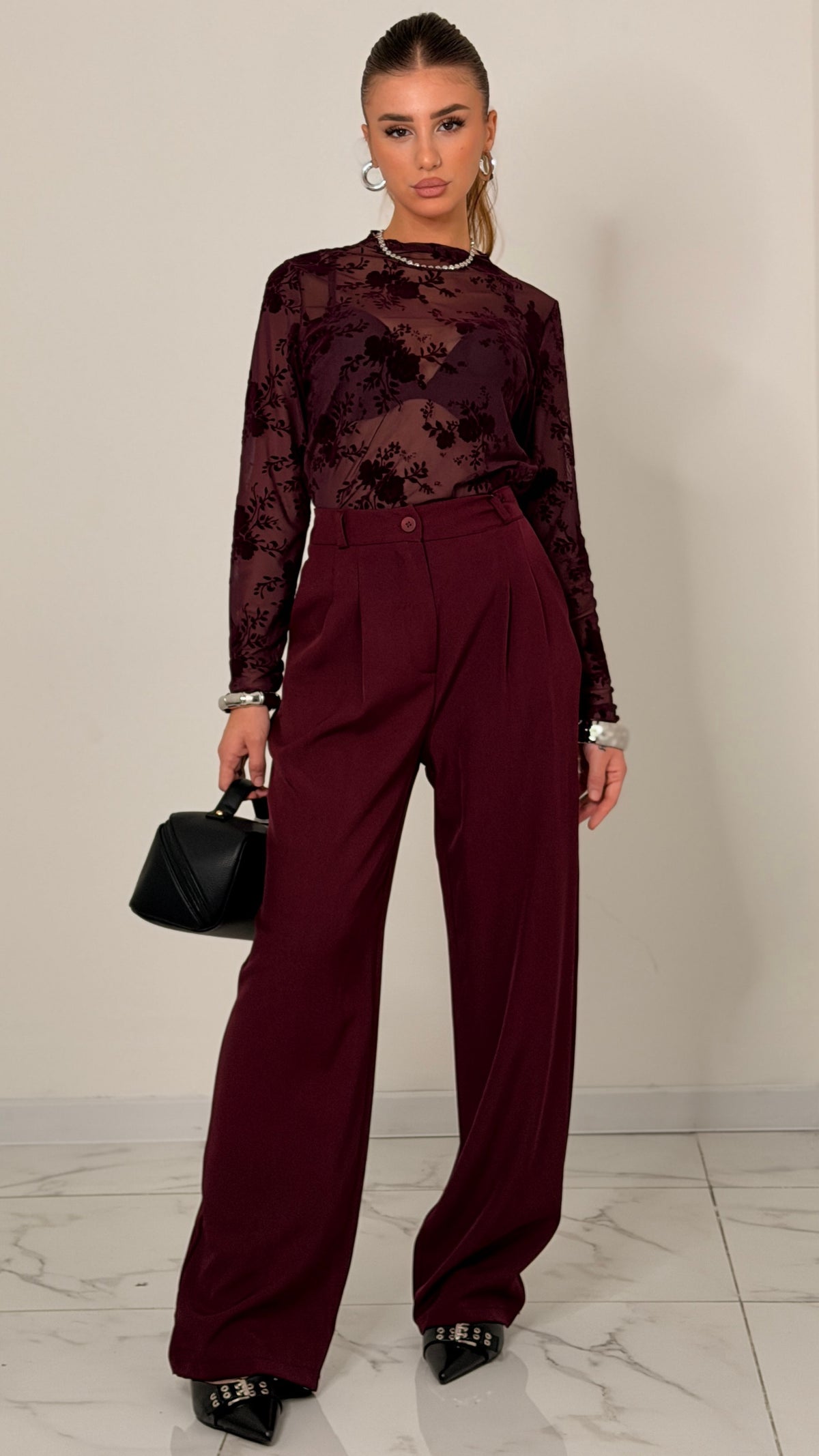 PANTA CADY BORDEAUX