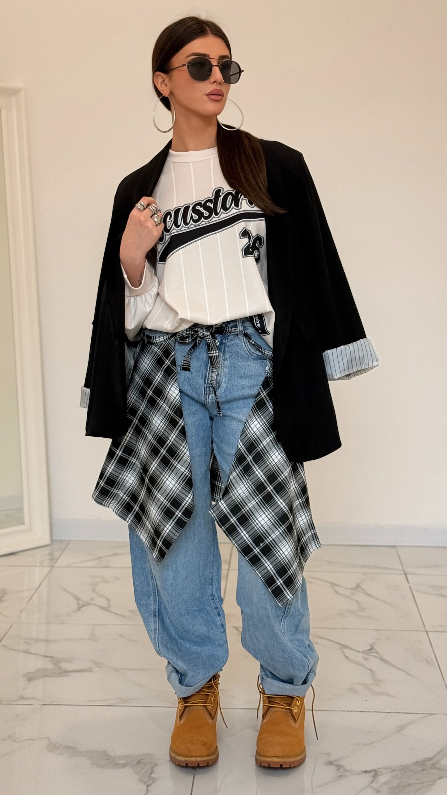 JEANS CAMICIA NERO