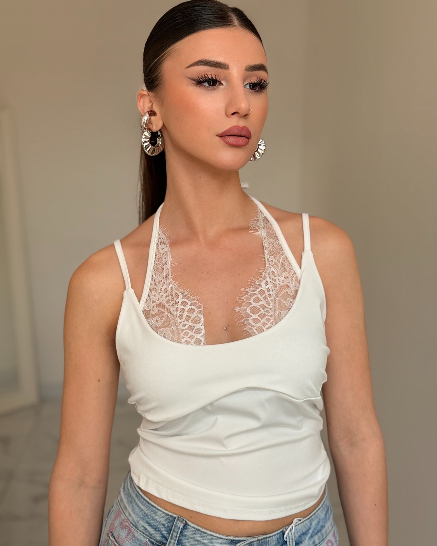 TOP LUXOR BIANCO