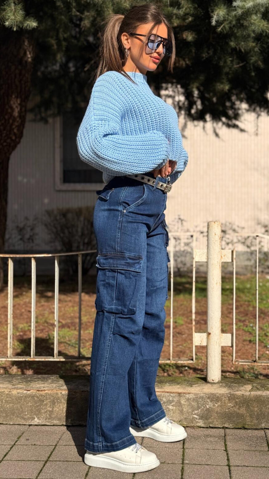 PULL MELLORY AZZURRO