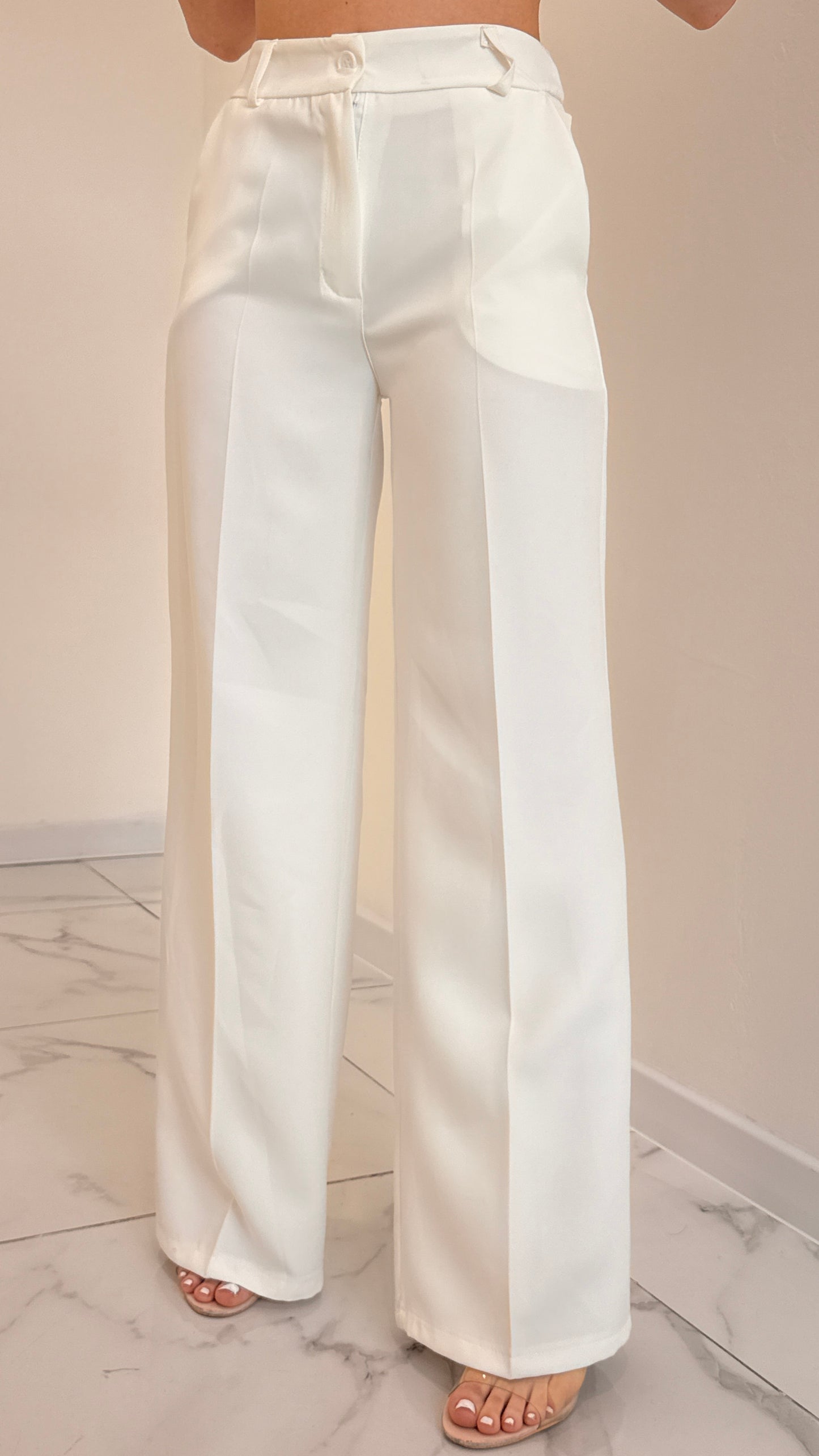 PANTA SILK BIANCO