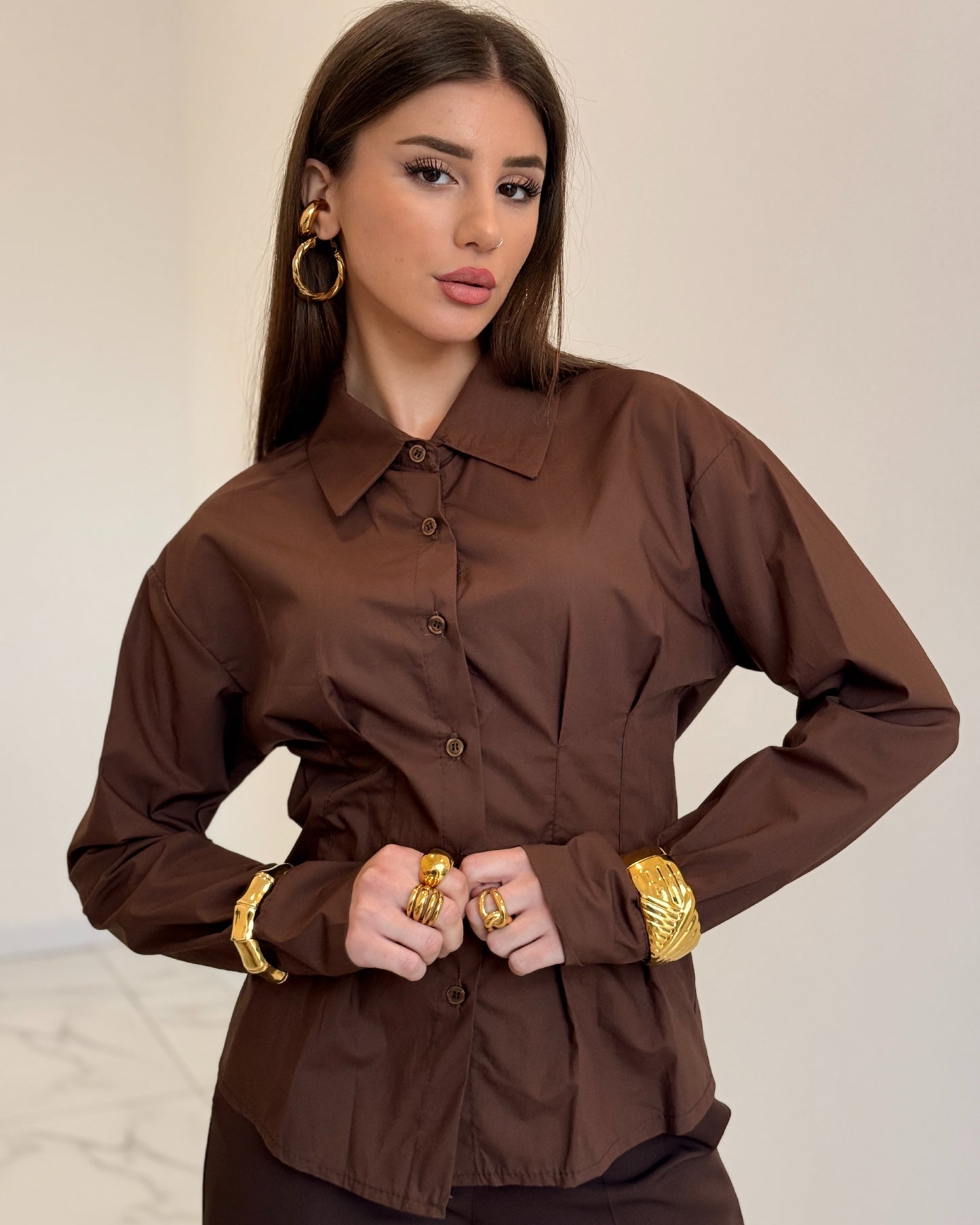 CAMICIA BROWN