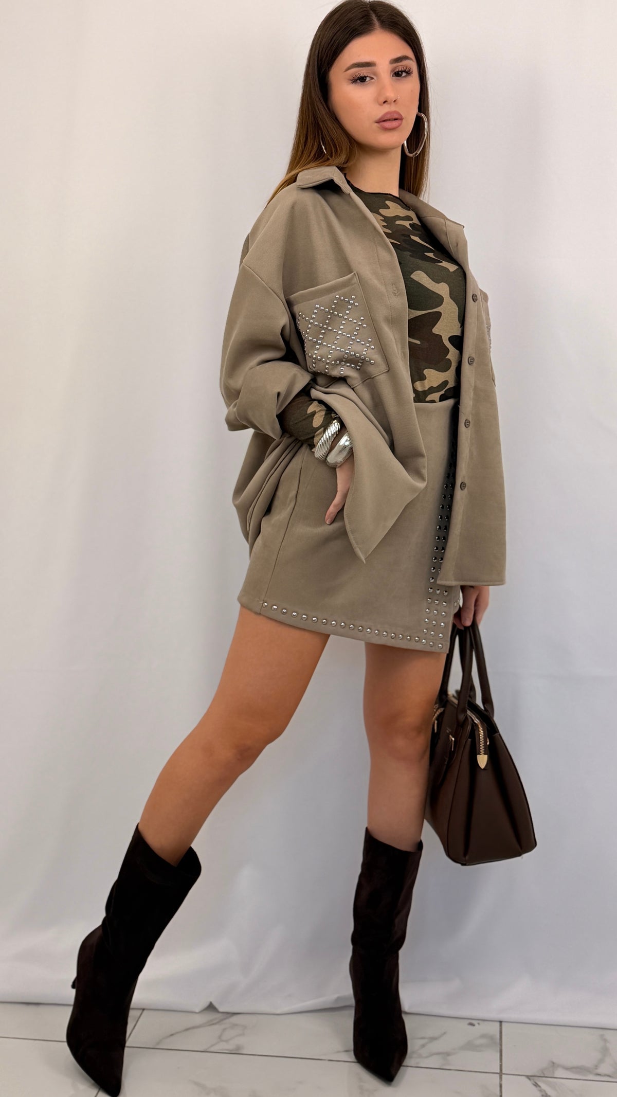 MAGLIA CASHMERE MILITARE