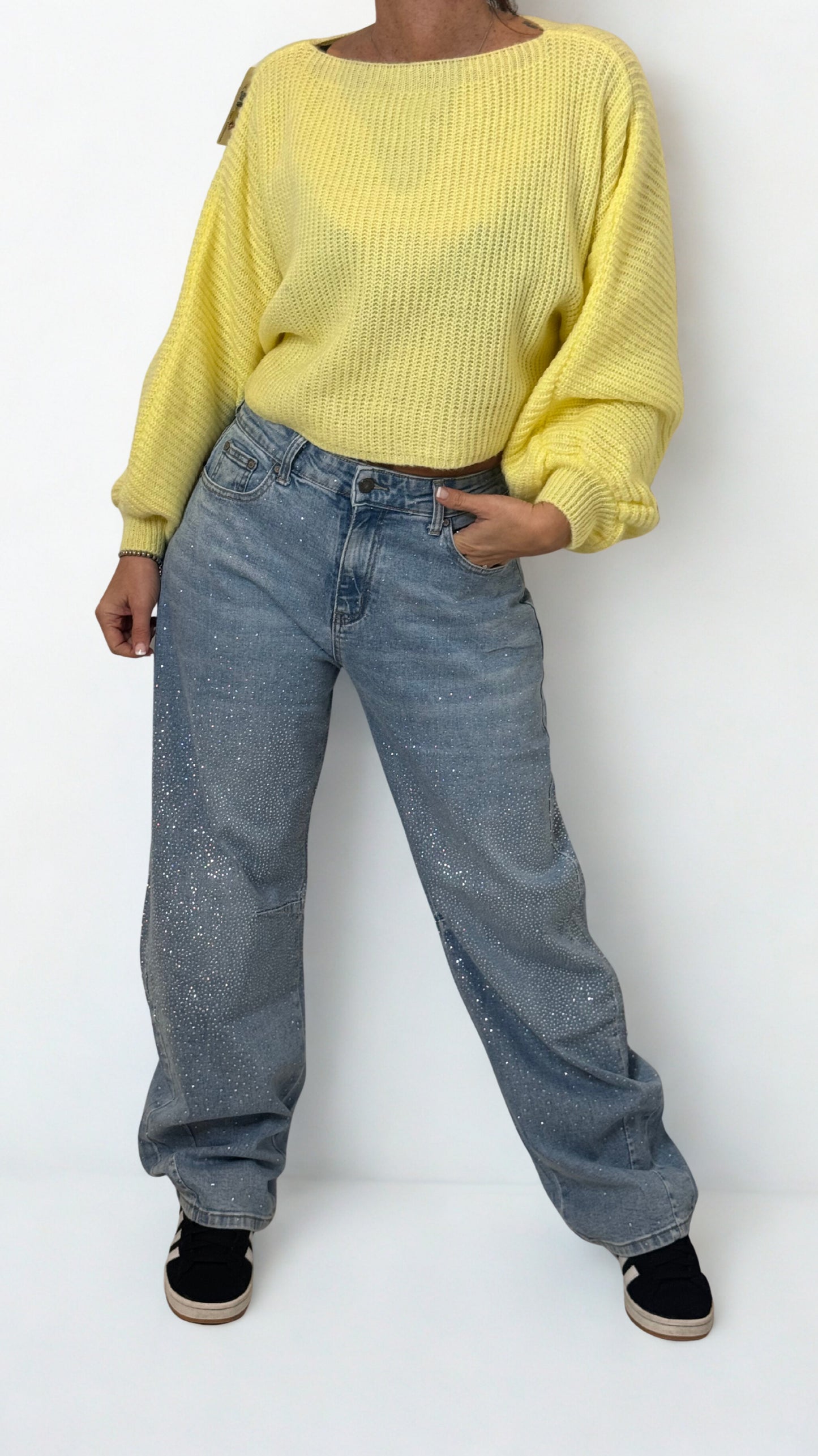 PULL CROP OVER più varianti colore