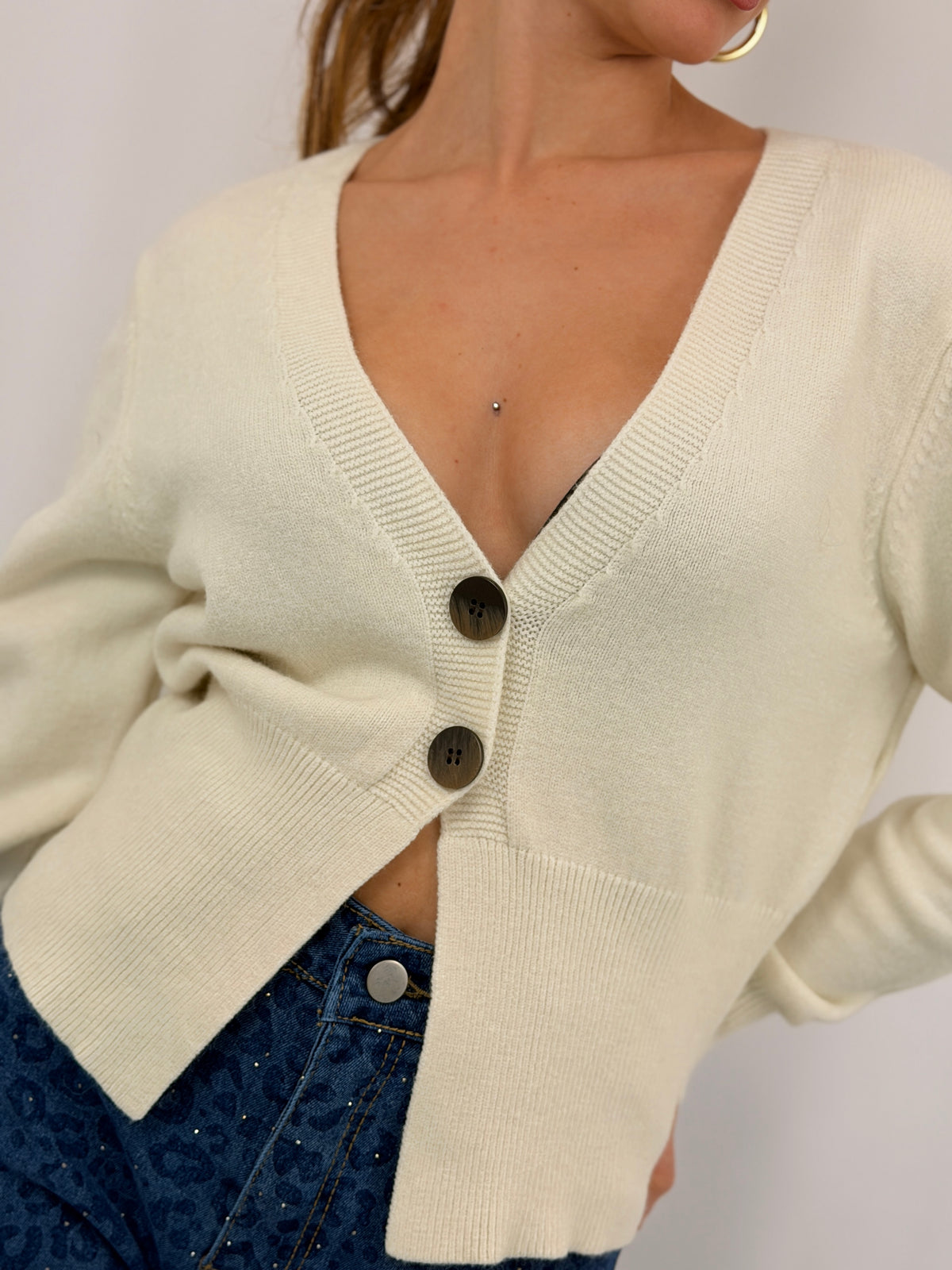 CARDIGAN BONNY BIANCO