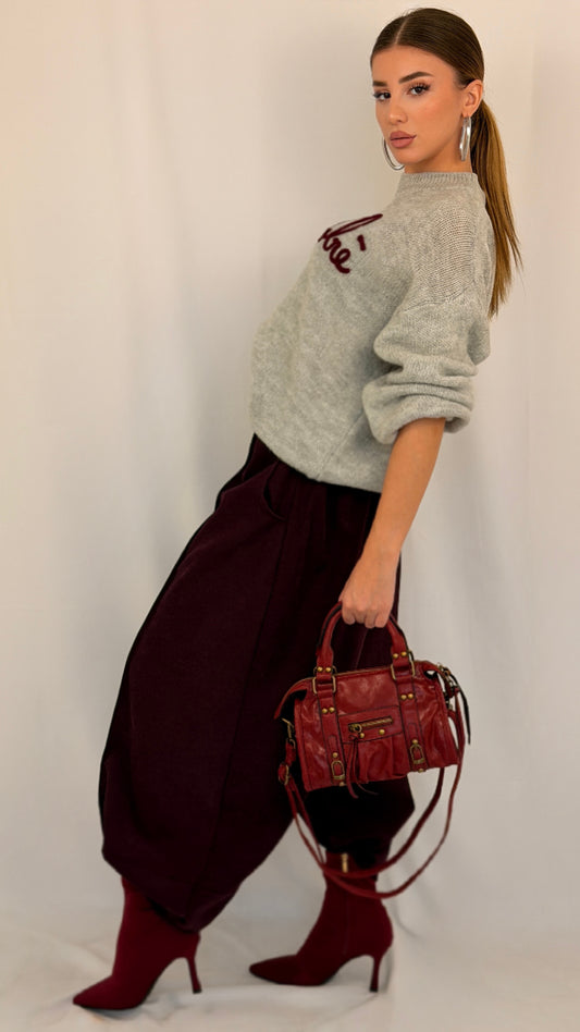 BAGGY ALYS BORDEAUX