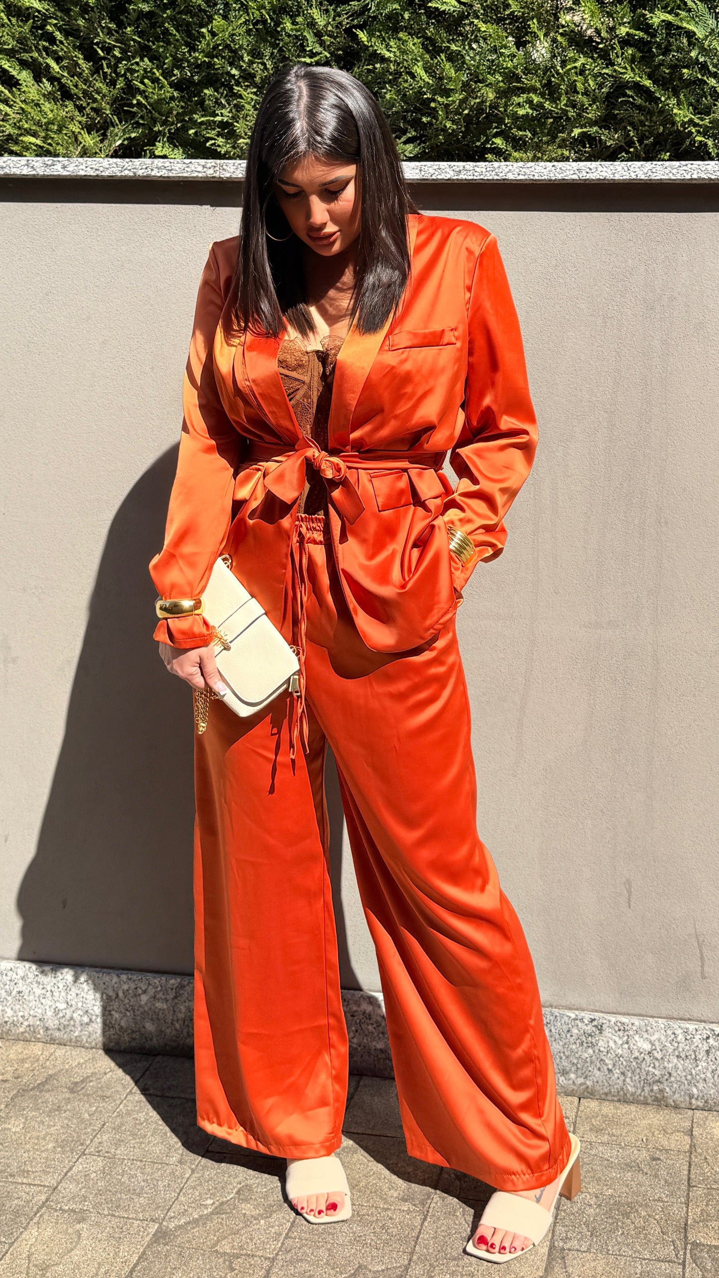 TAILLEUR CALLIOPE CURVY ARANCIONE