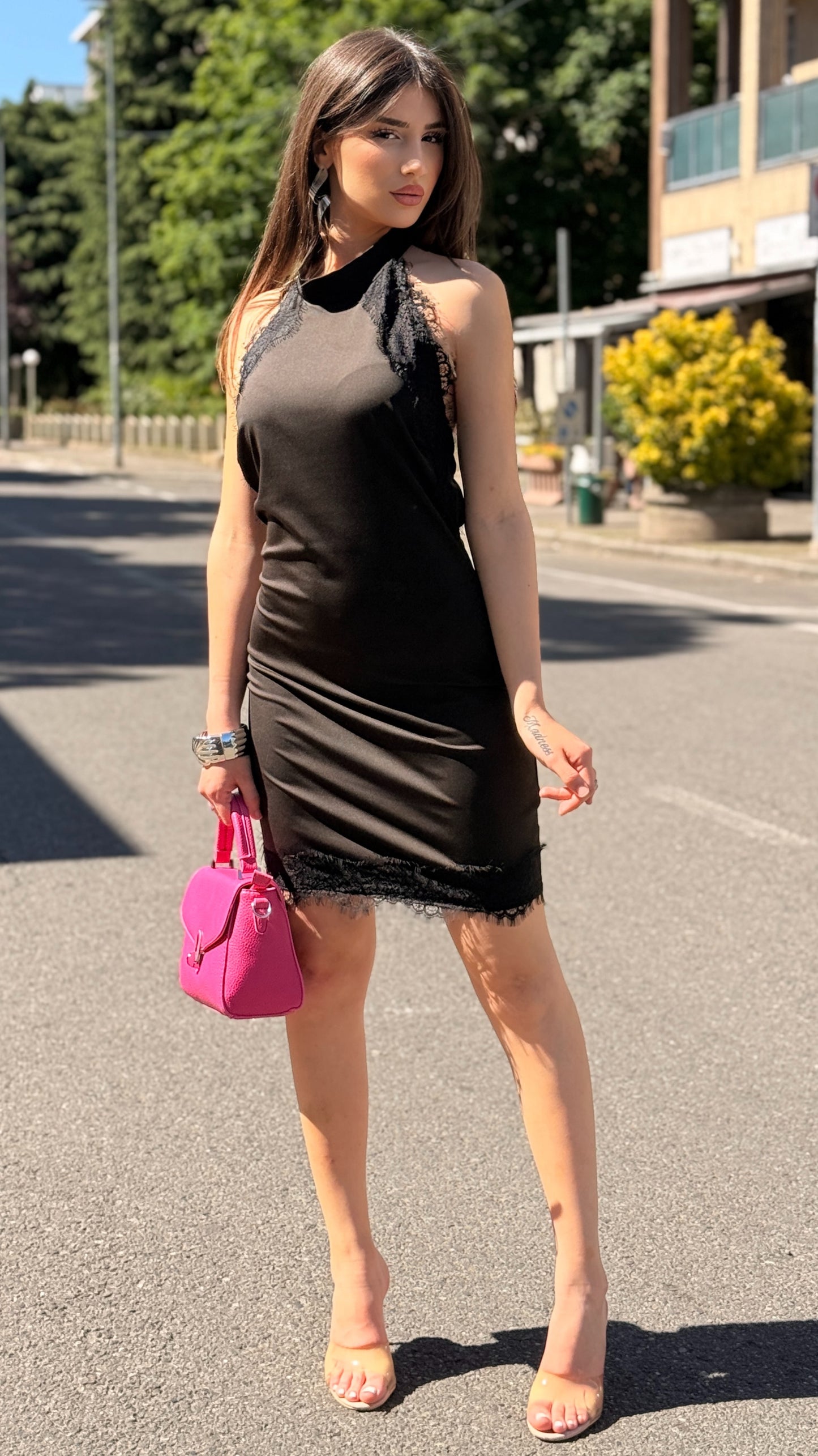 VESTITO GEMMA NERO