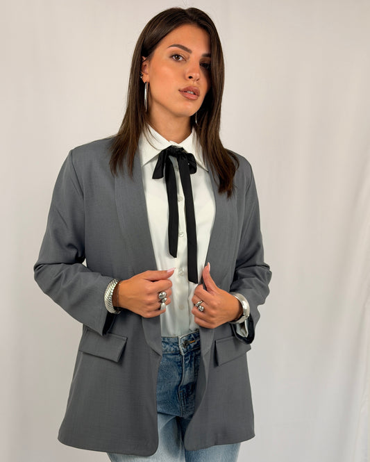 BLAZER BASIC GRIGIO