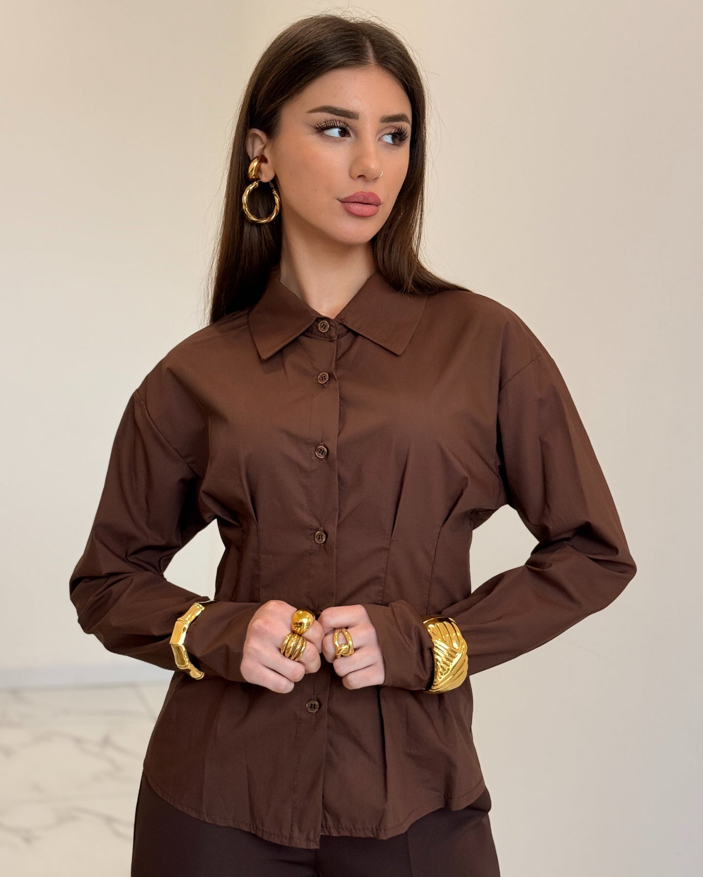 CAMICIA BROWN