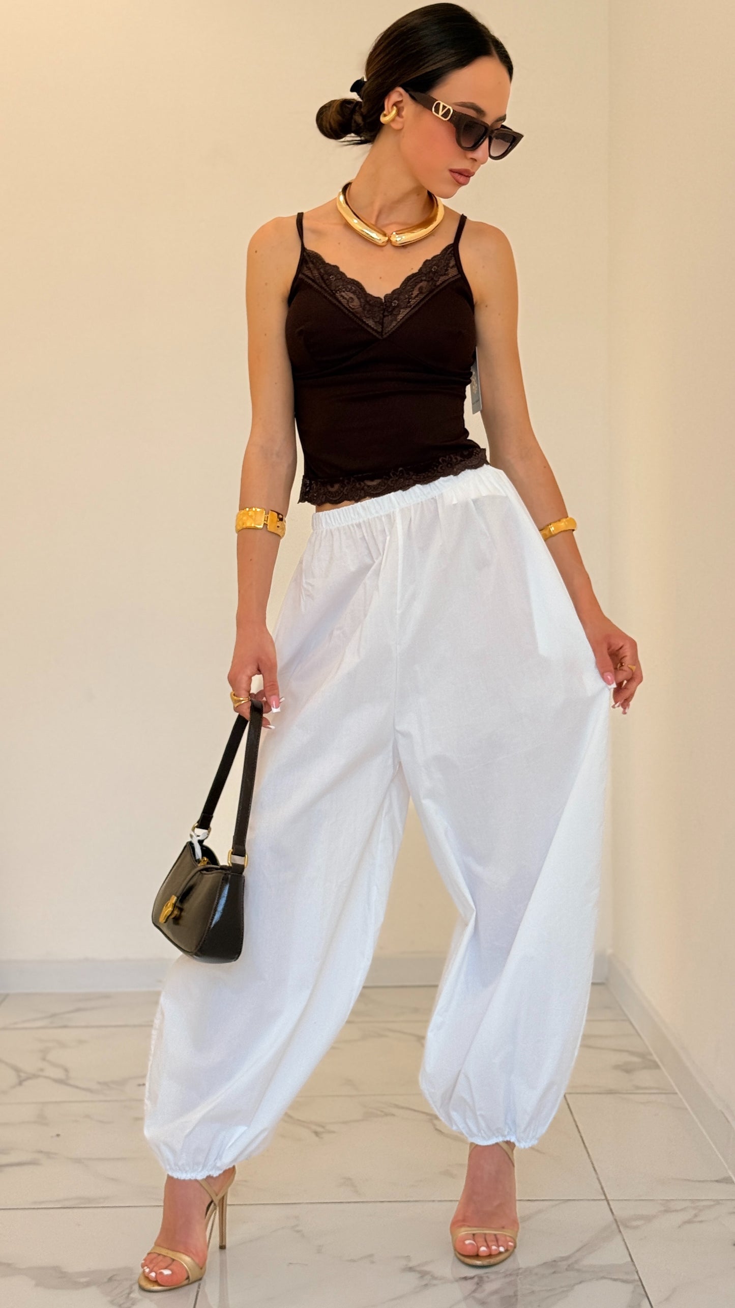 PANTA CARGO BIANCO