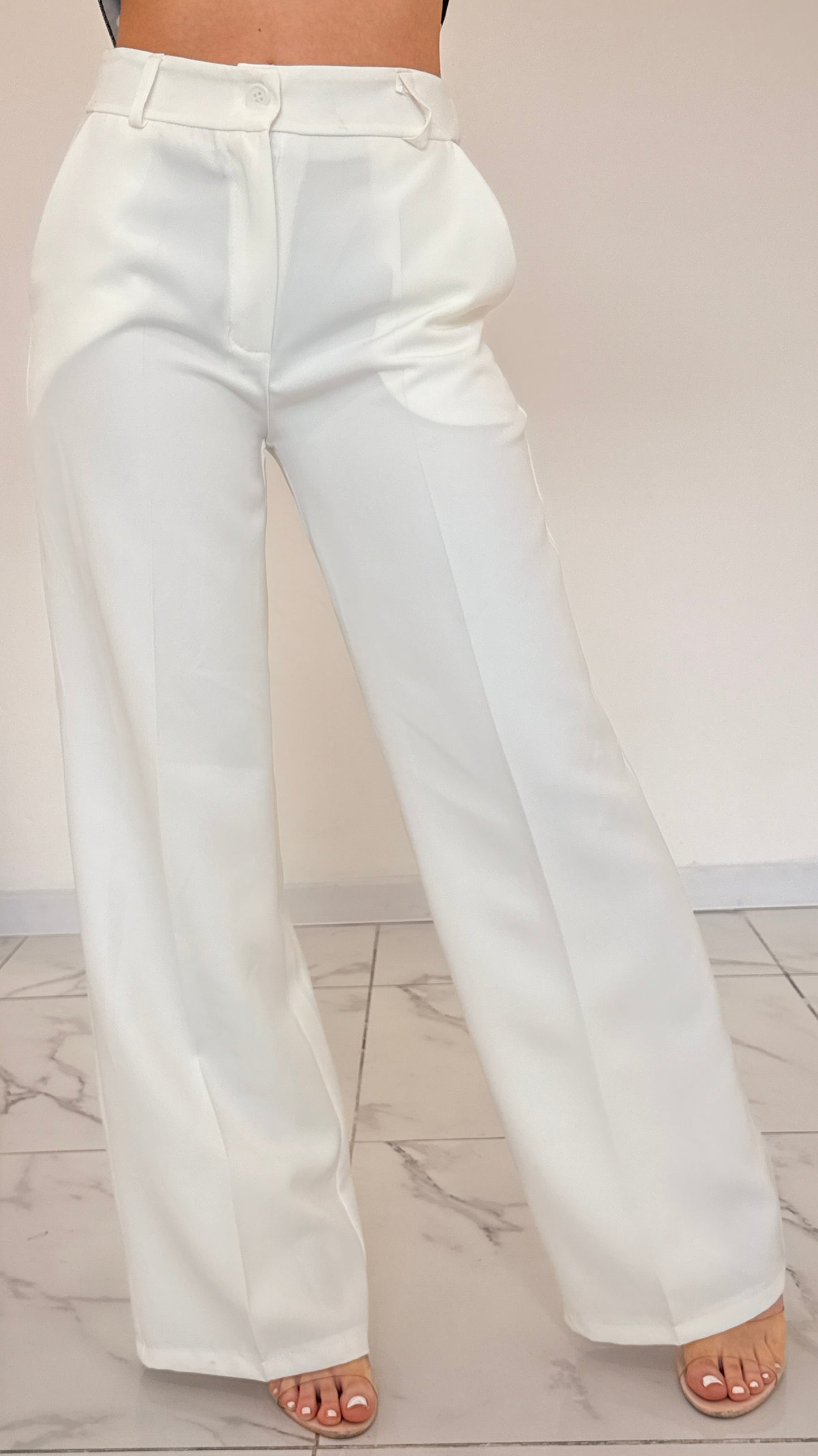 PANTA SILK BIANCO