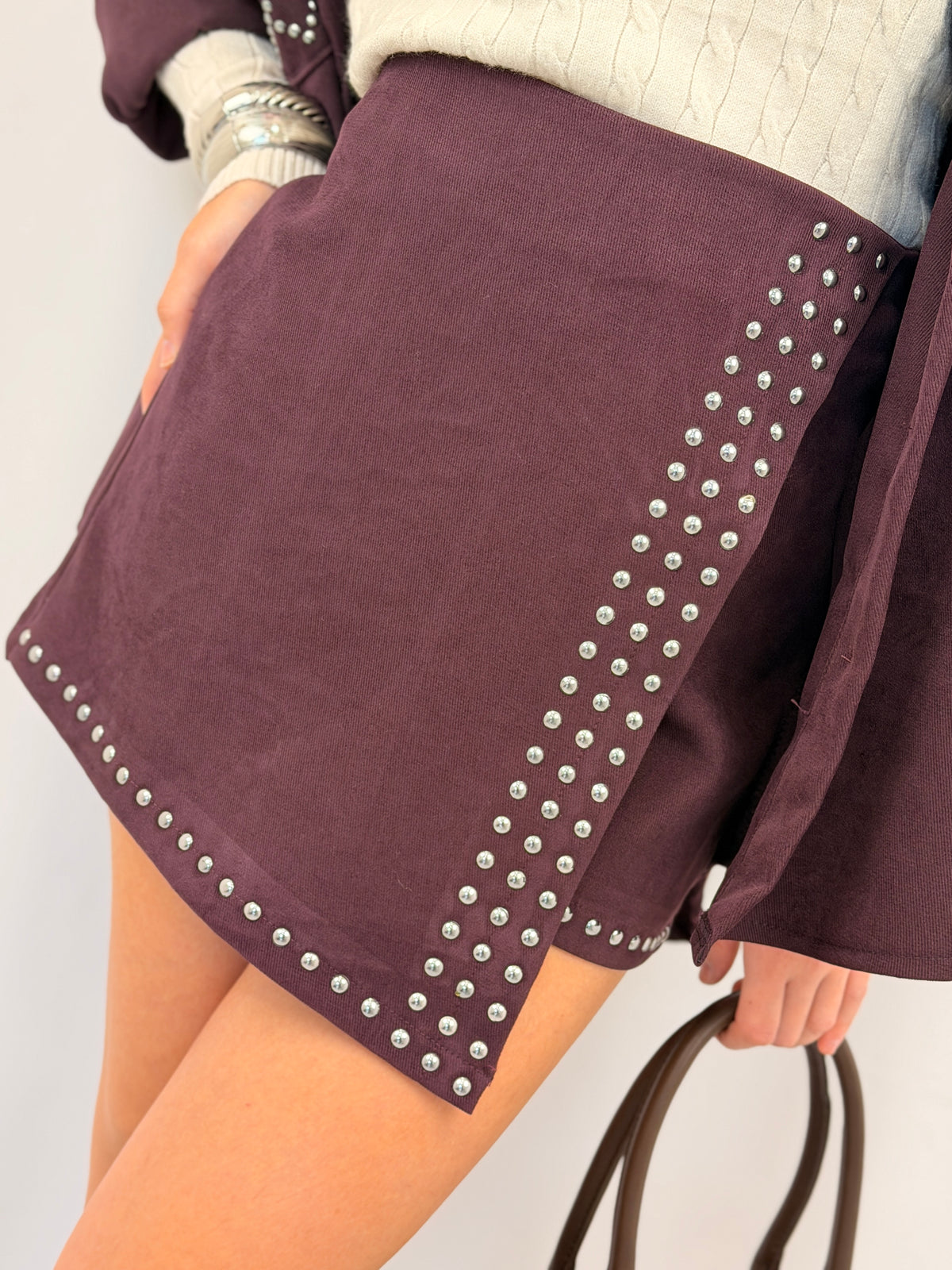 SHORTS ELY BORDEAUX