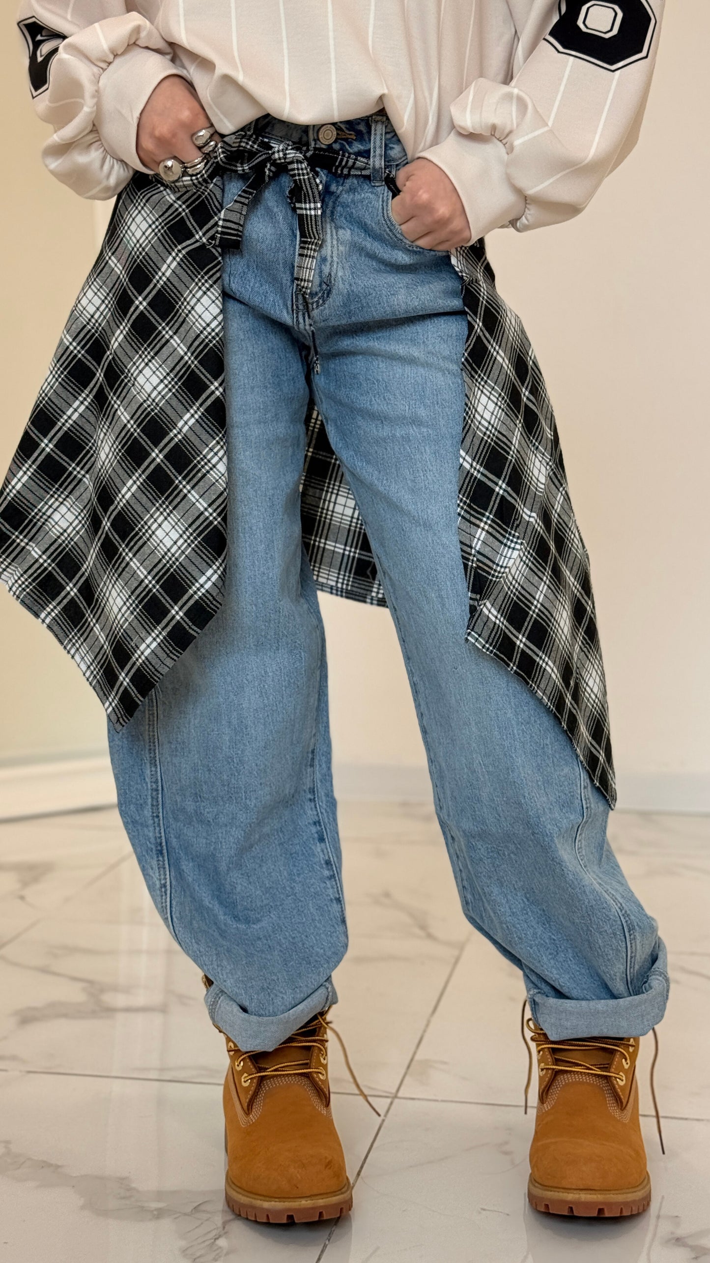 JEANS CAMICIA NERO
