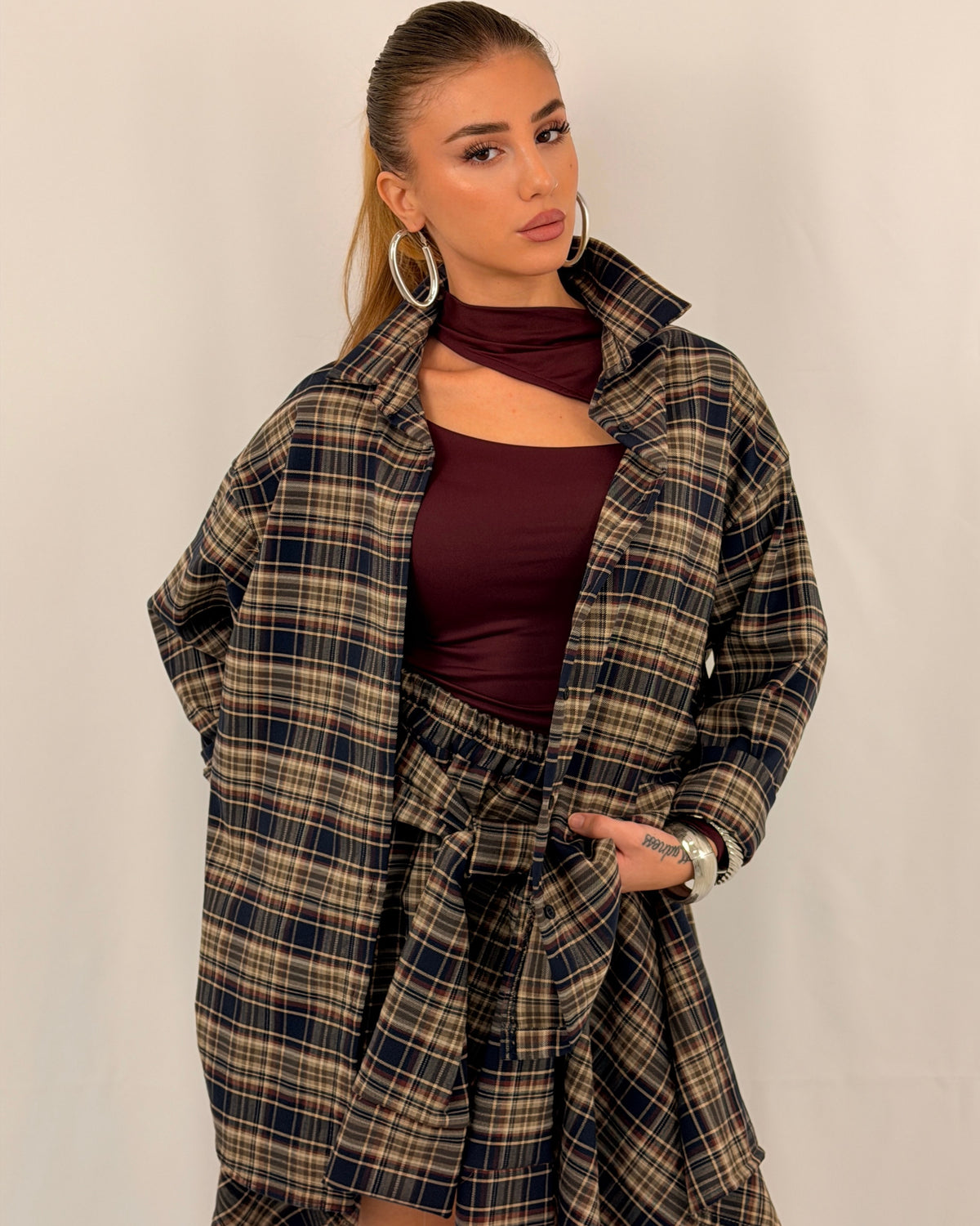 CAMICIA ELETTRA BLU