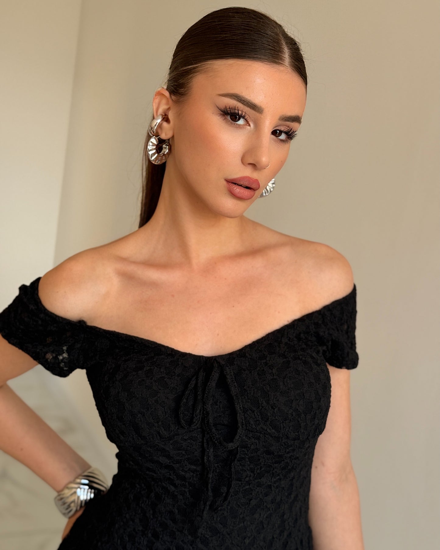 VESTITO GIULIA NERO