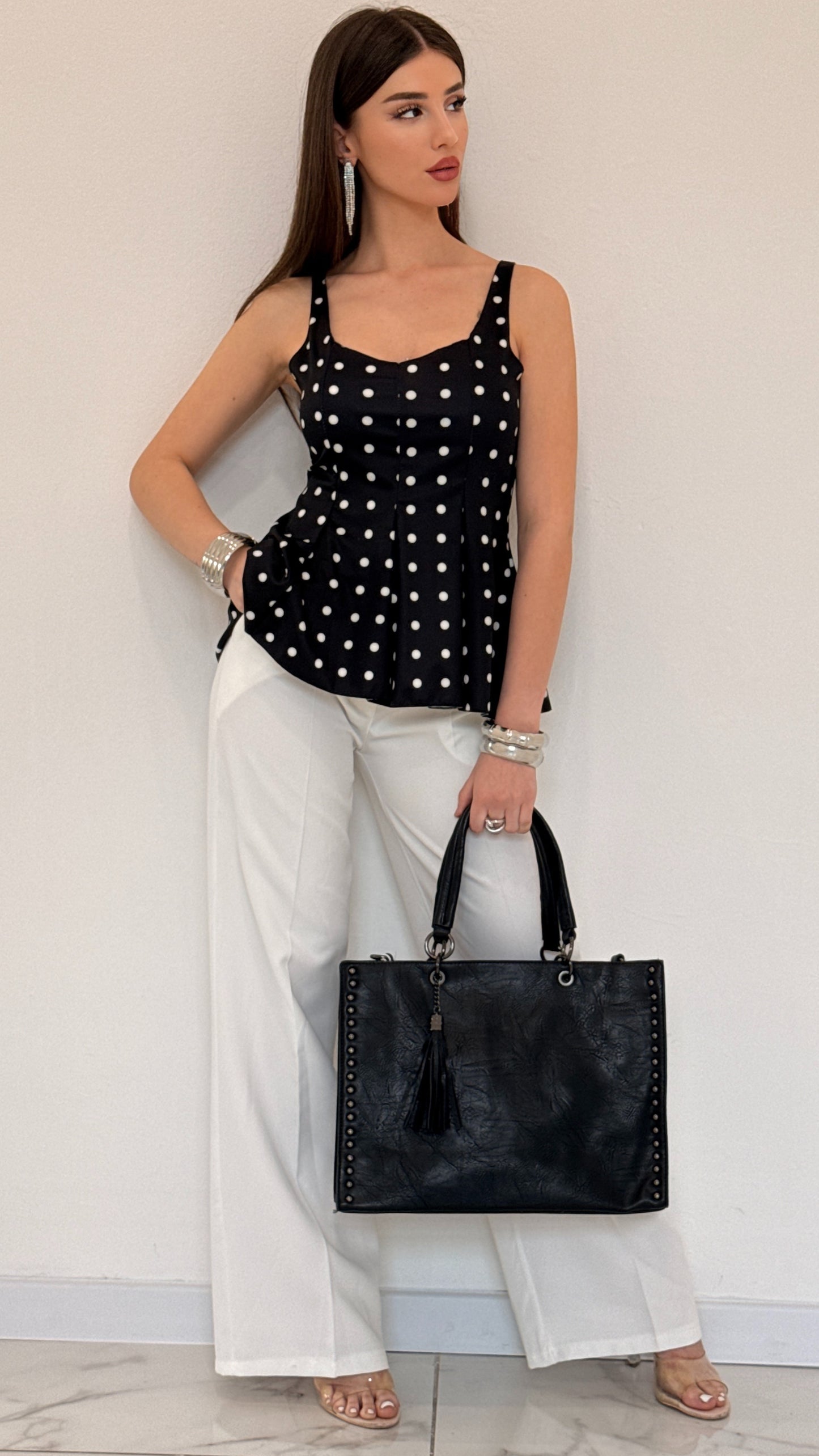 PANTA SILK BIANCO