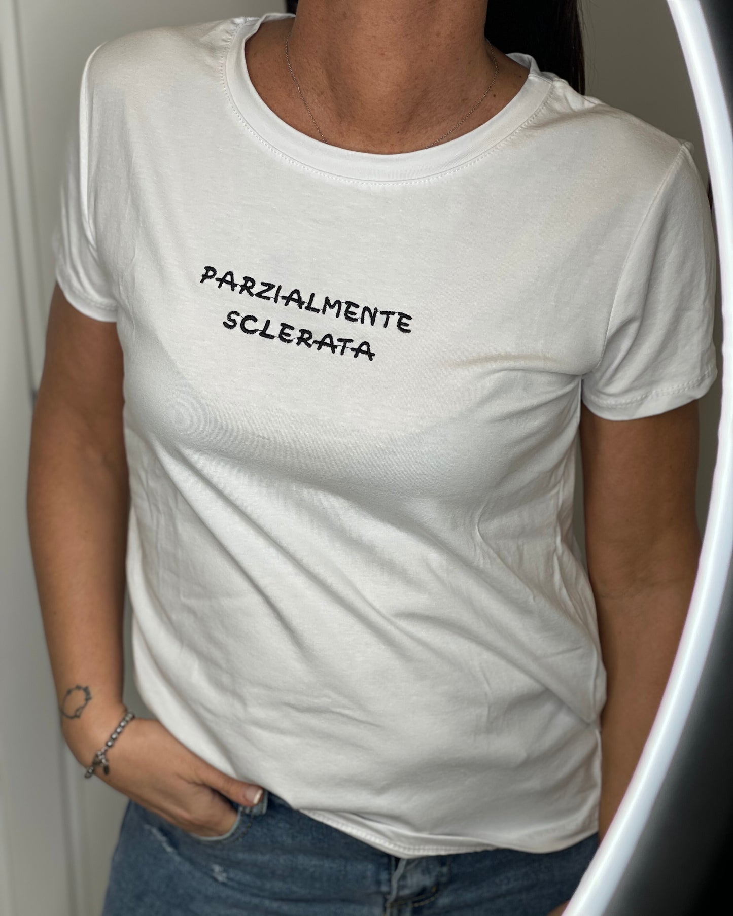T-shirt scritte black