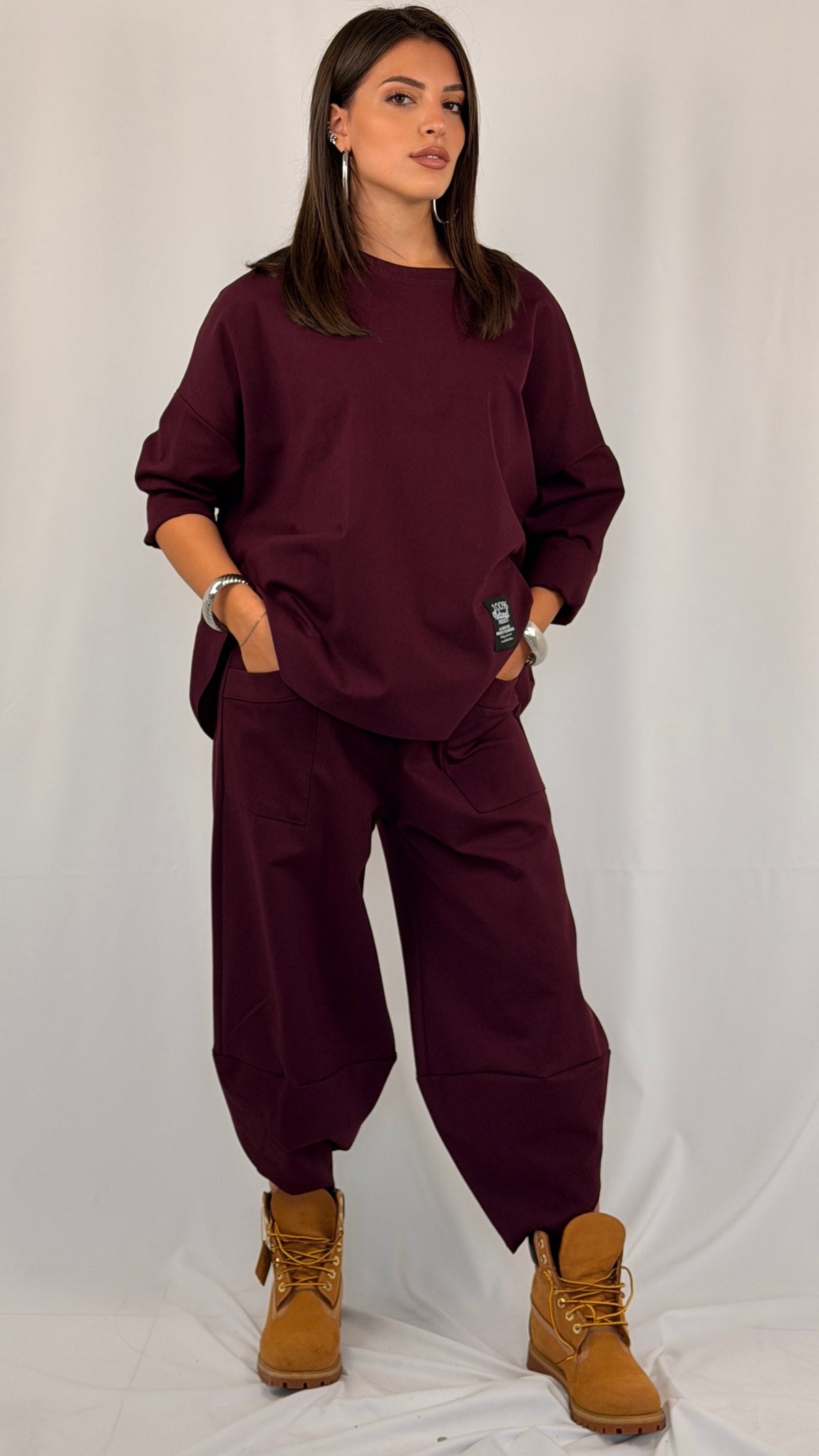 COMPLETO TUTA MISSY BORDEAUX