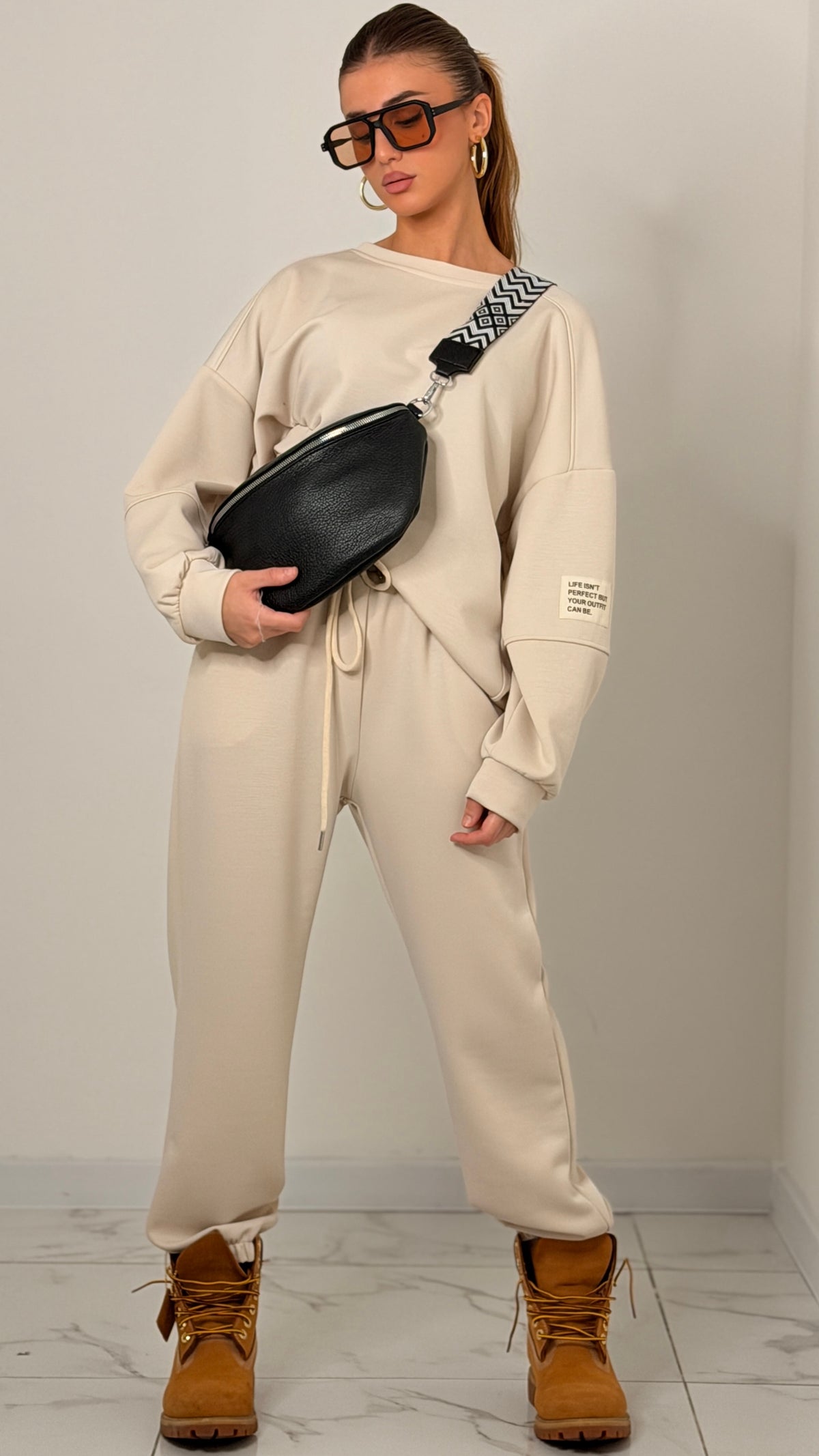 COMPLETO TUTA COCO BEIGE