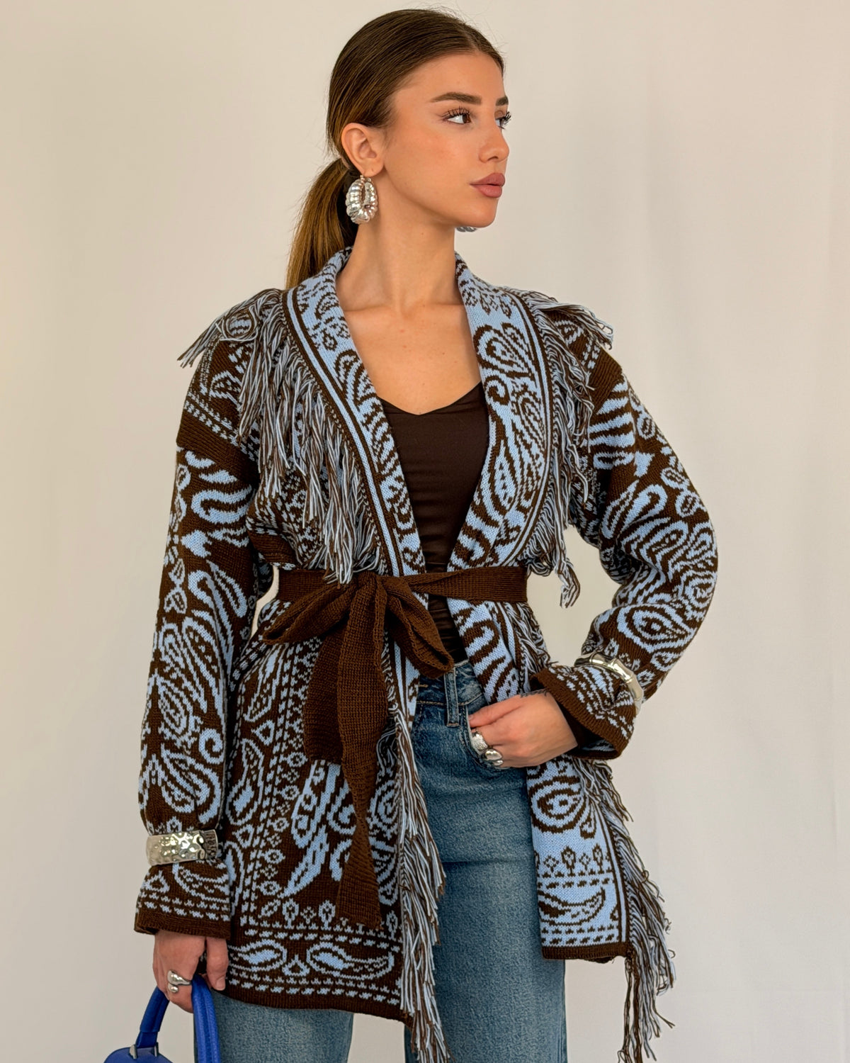CARDIGAN CANDY AZZURRO