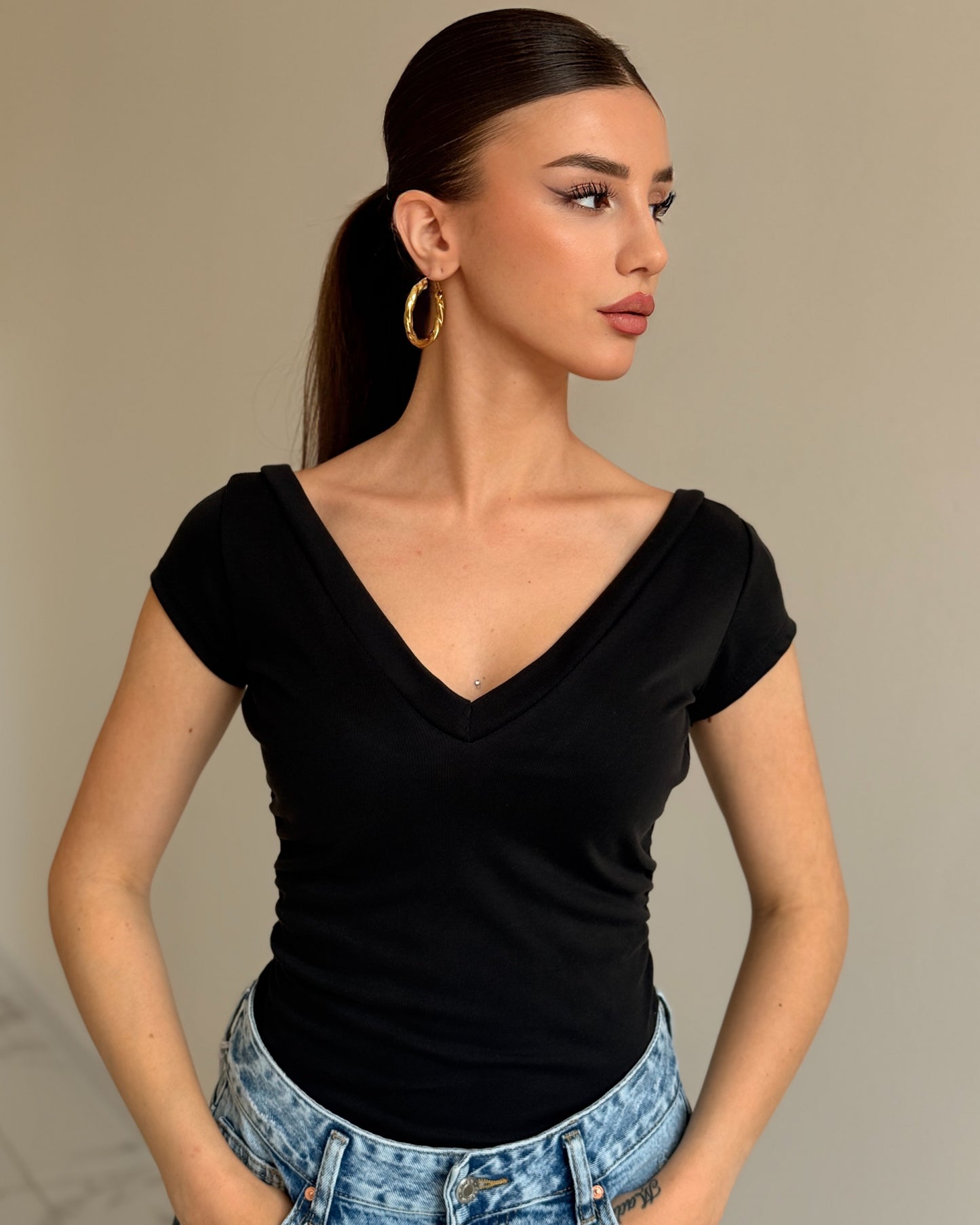 T-SHIRT VENICE NERO