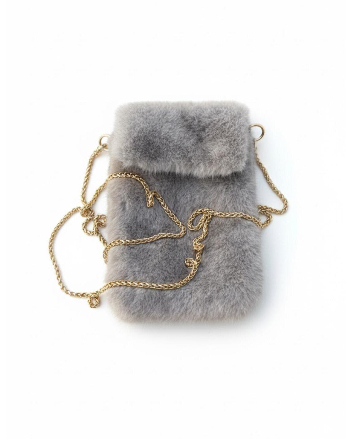 TRACOLLA PELUCHE GRIGIA