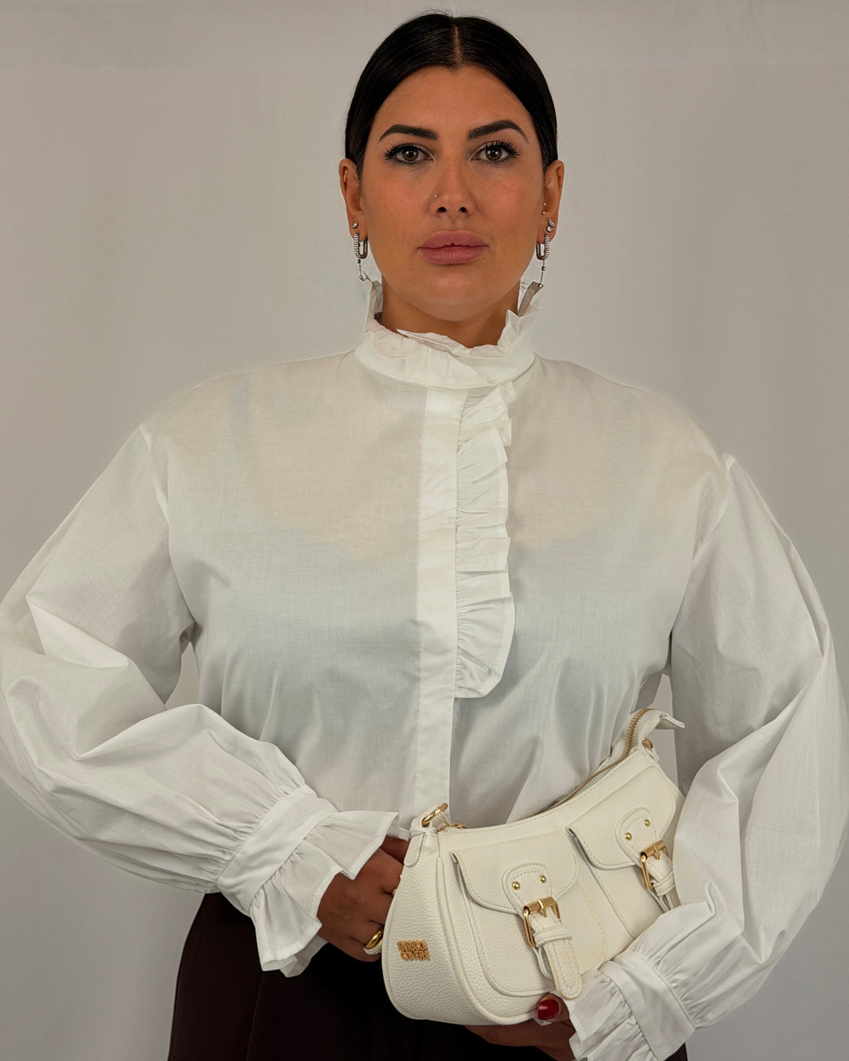 CAMICIA NUVOLA CURVY BIANCA