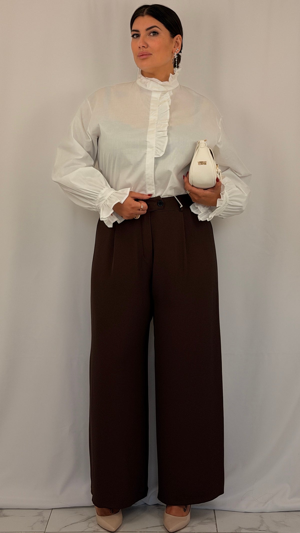 CAMICIA NUVOLA CURVY BIANCA