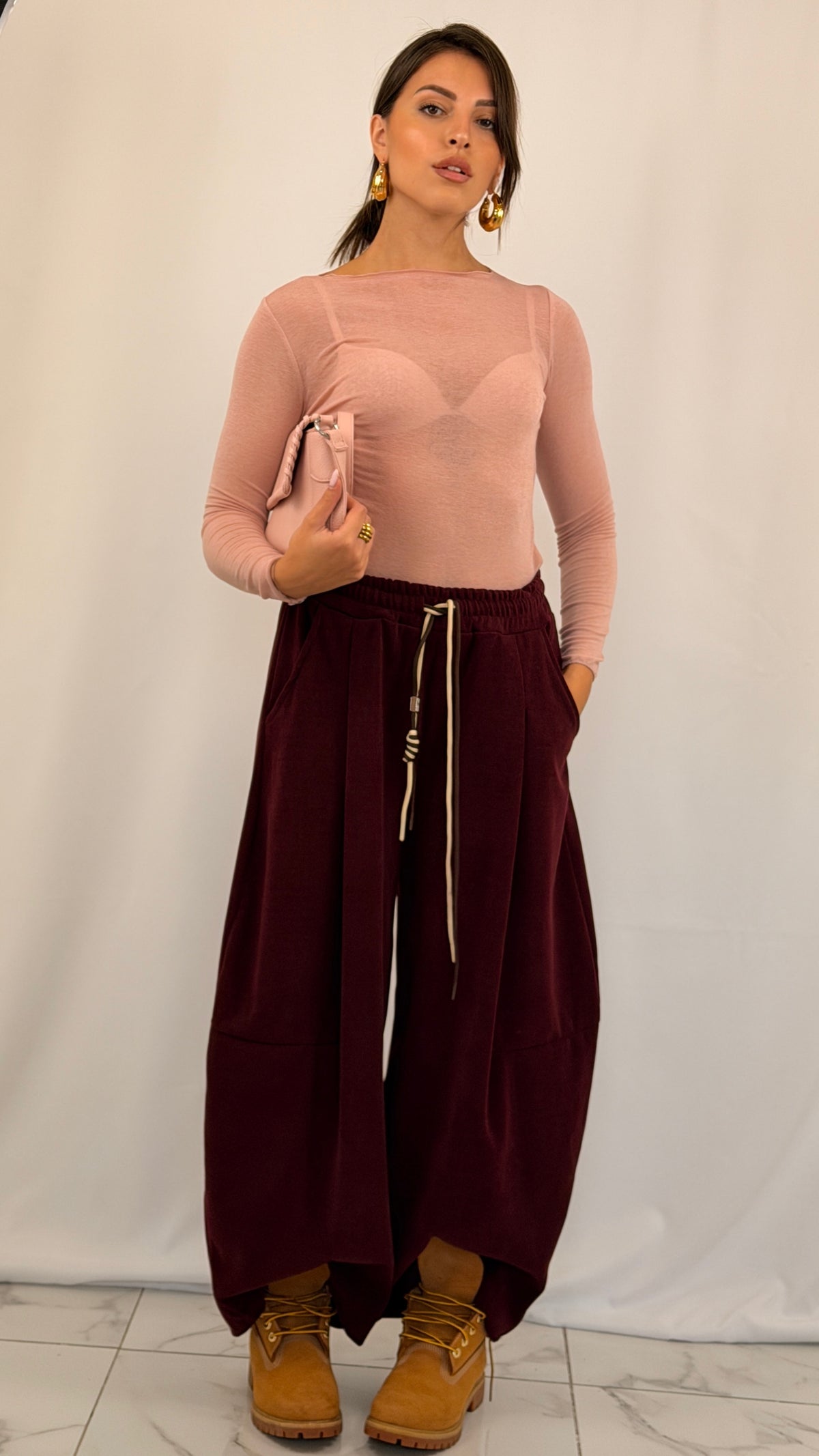 MAGLIA CASHMERE ROSA