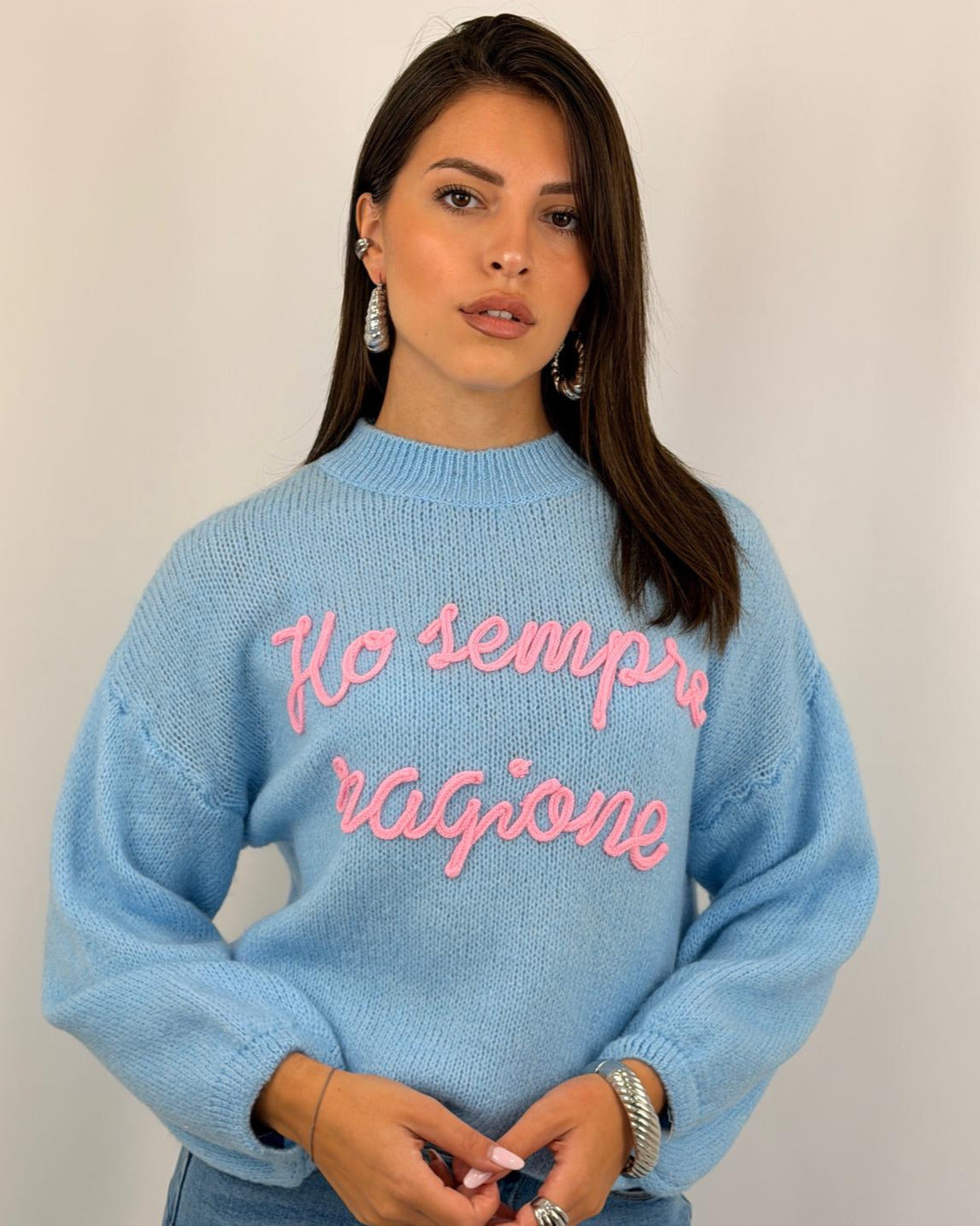 PULL HO SEMPRE RAGIONE AZZURRO